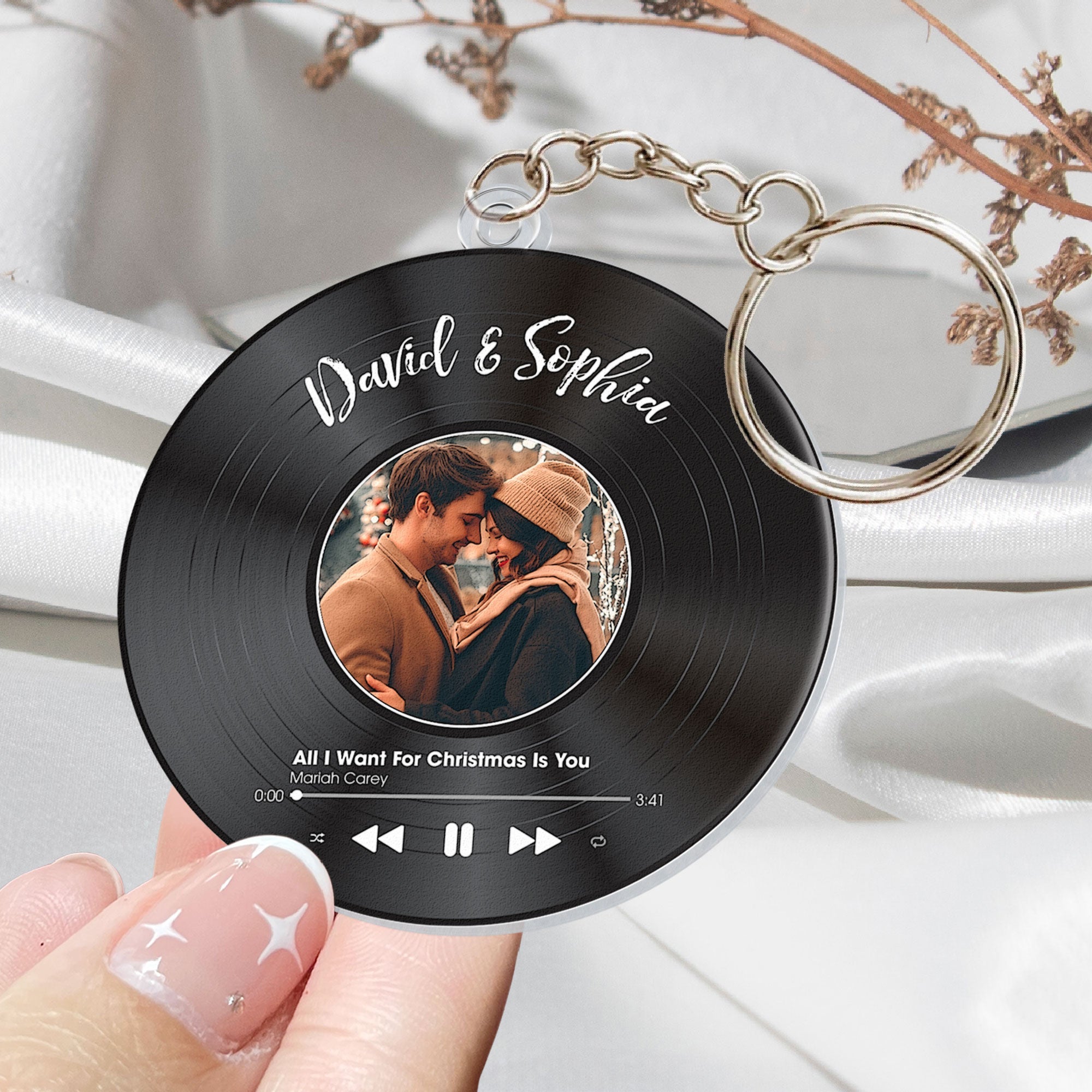 Custom Your Favorite Song - Personalized Acrylic Keychain