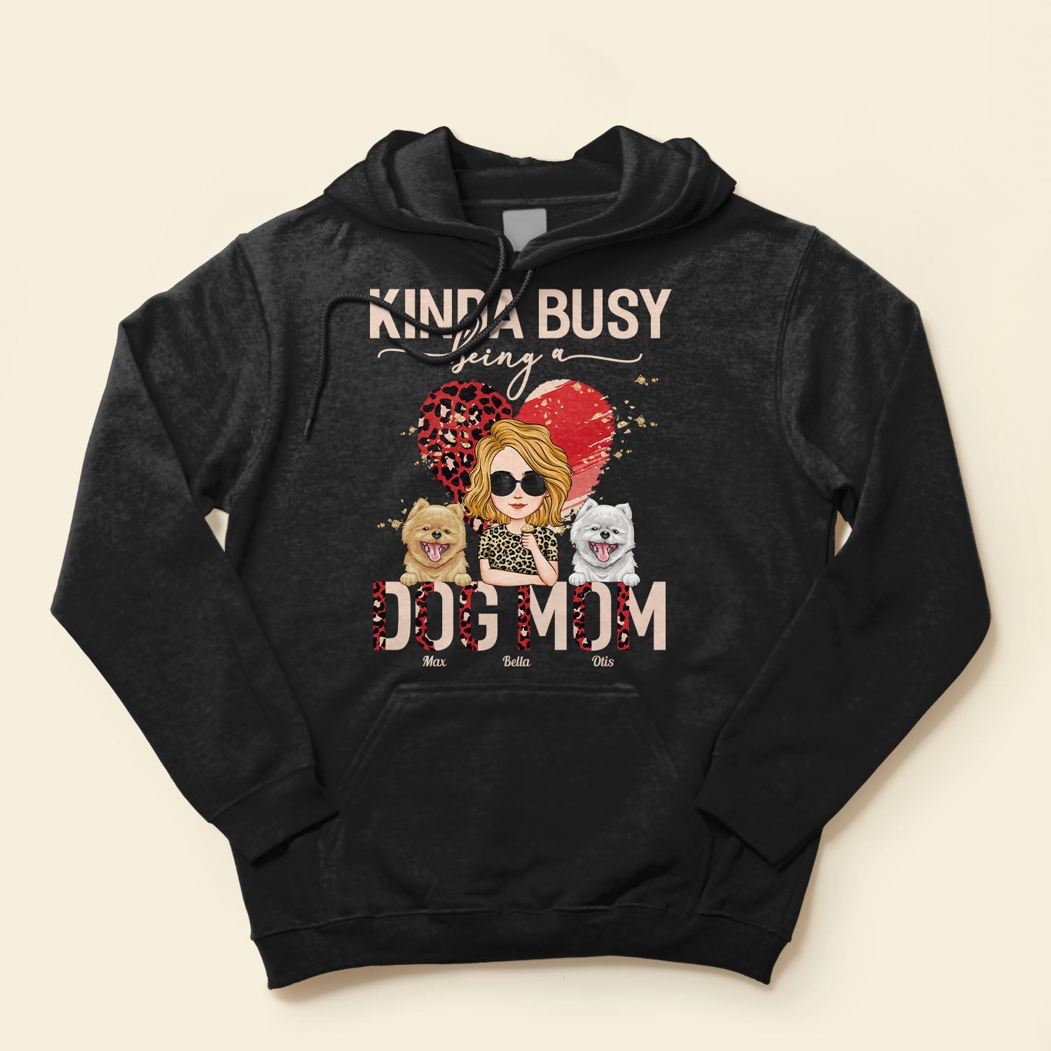 Kinda Busy Being A Dog Mom - Personalized Shirt