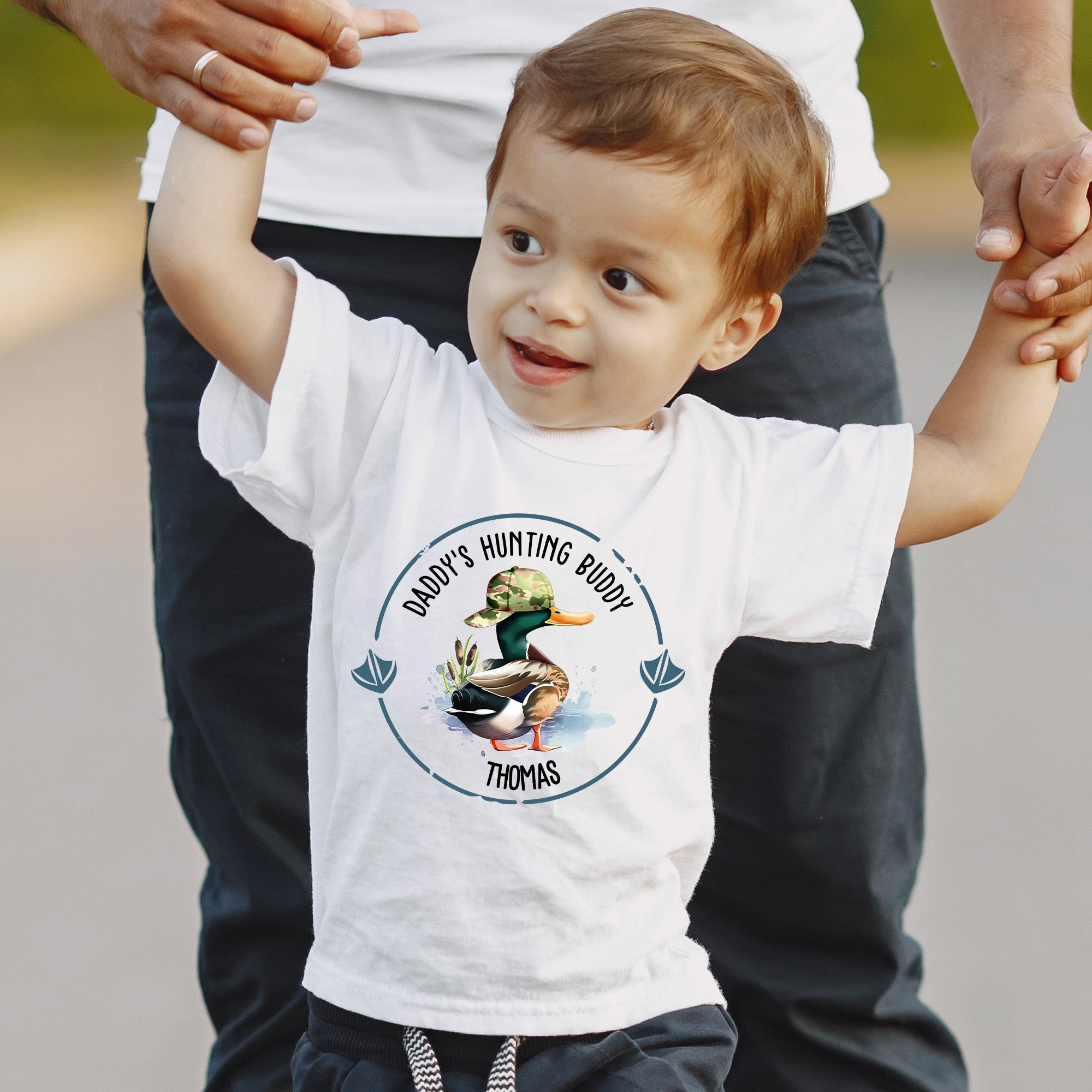 Dad's Hunting Buddy  - Personalized Shirt