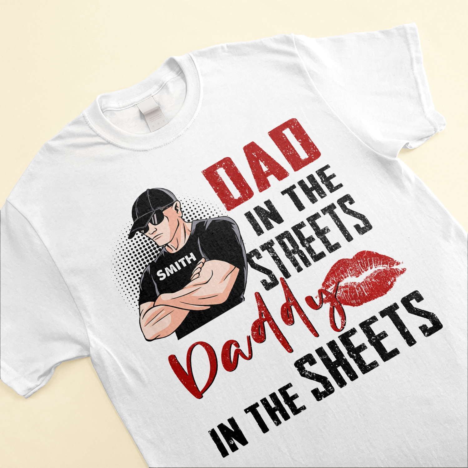 Daddy In The Sheets - Personalized Shirt - Father's Day, Birthday, Funny Gift For Husband, Boyfriend, Lover - From Wife, Girlfriend