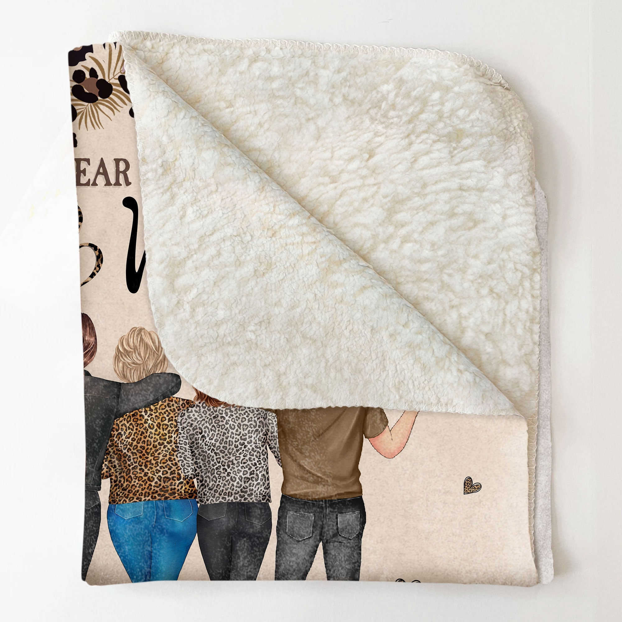 Dear Mom Great Job, We're Awesome Thank You - Personalized Blanket