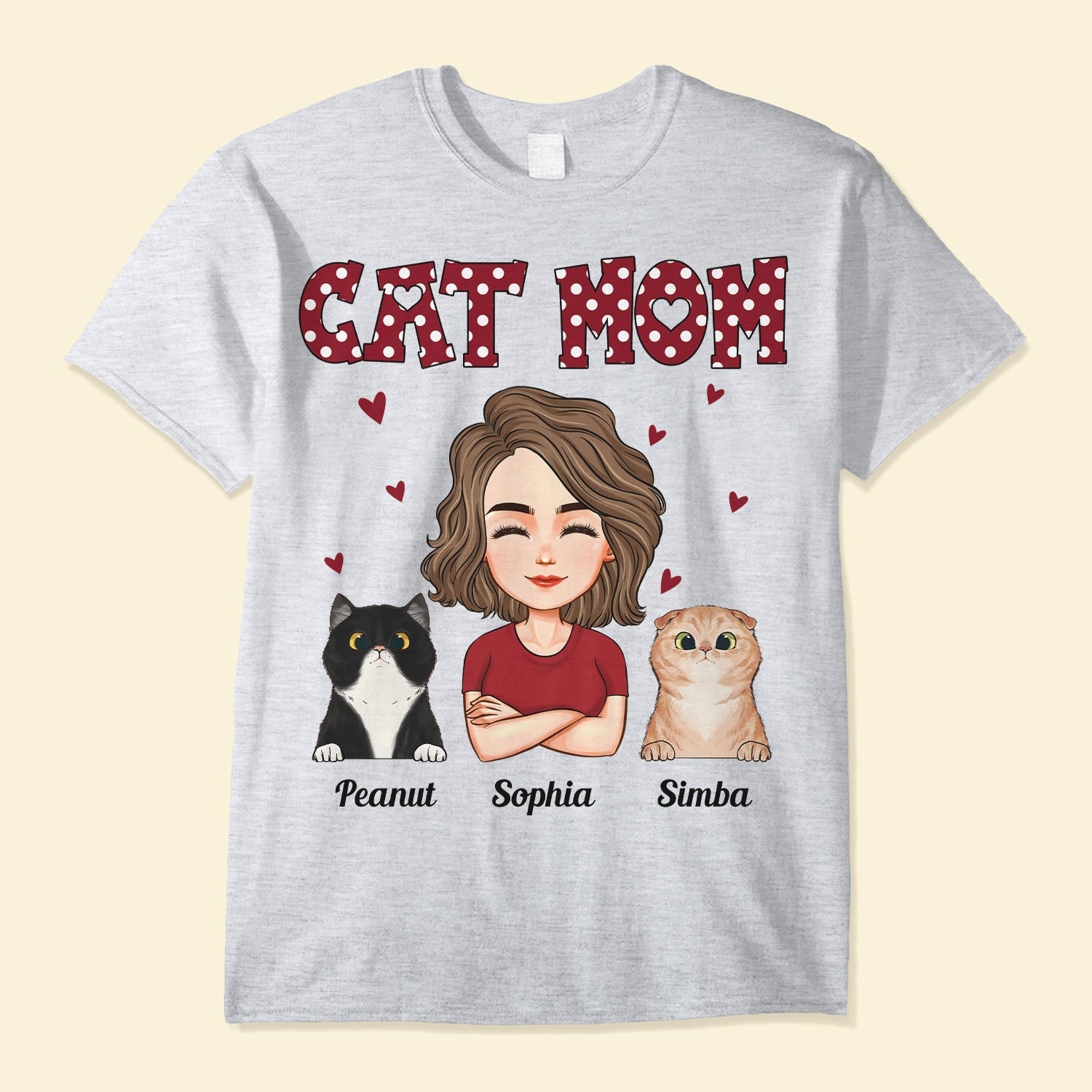 Dog Mom/ Cat Mom - Personalized Shirt