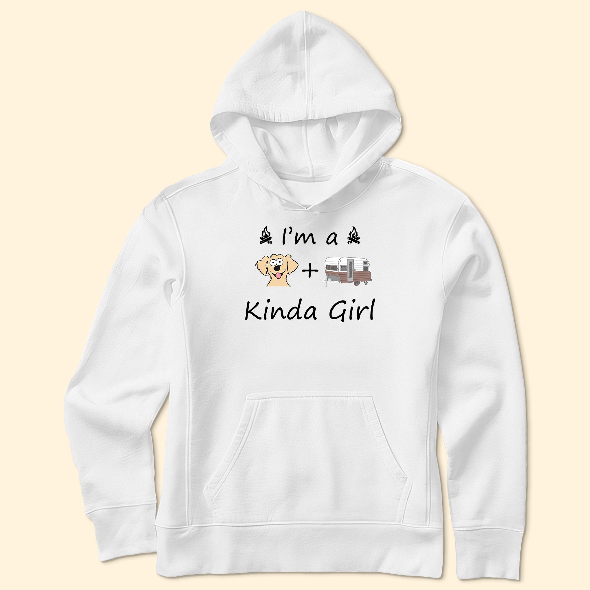 Dogs And Camper Kinda Girl - Personalized Shirt