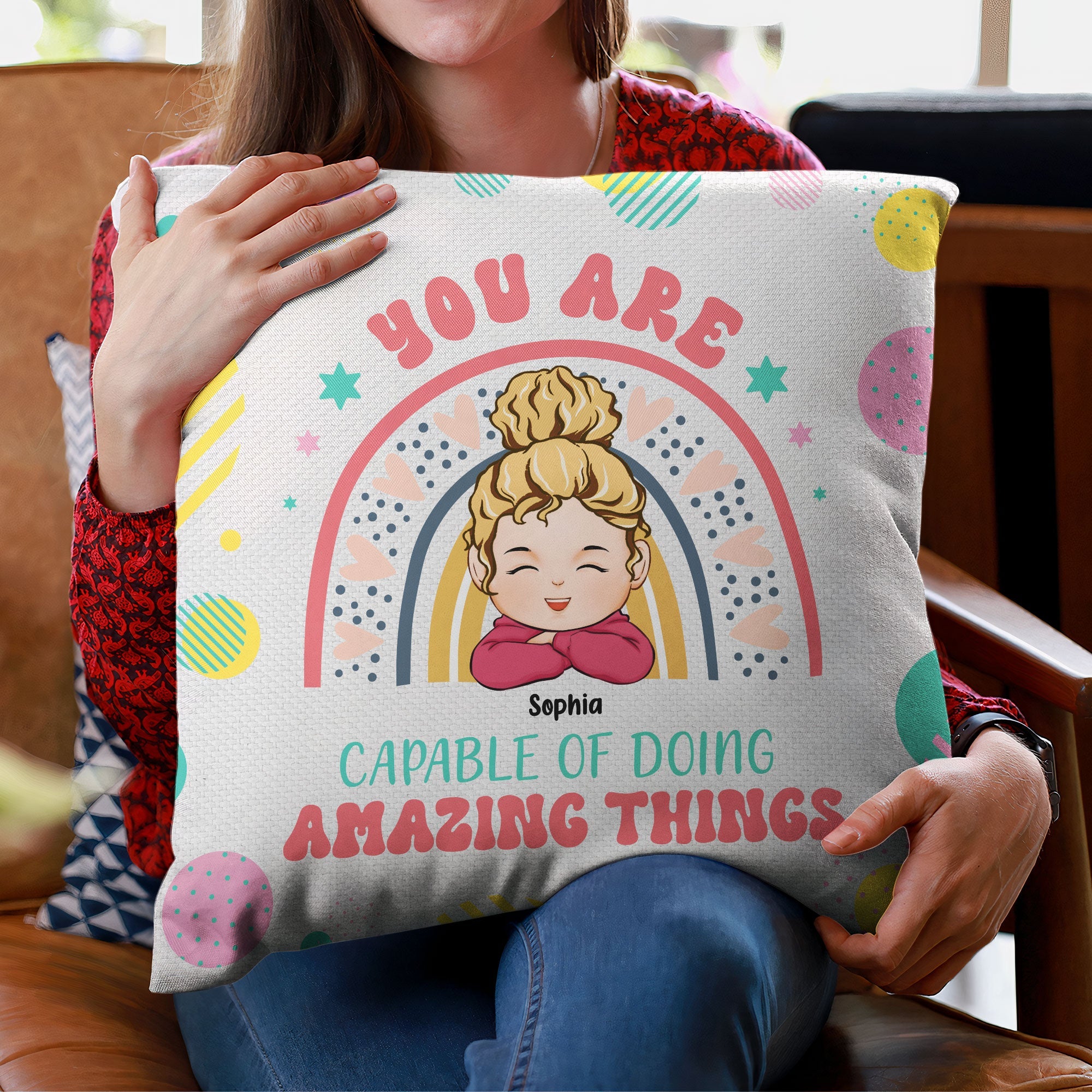 Doing Amazing Things - Personalized Pillow (Insert Included)