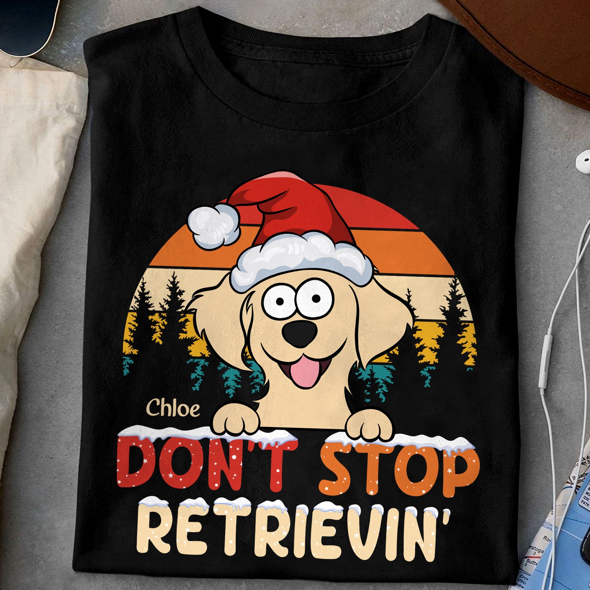 Don't Stop Retrievin' - Personalized Photo Shirt