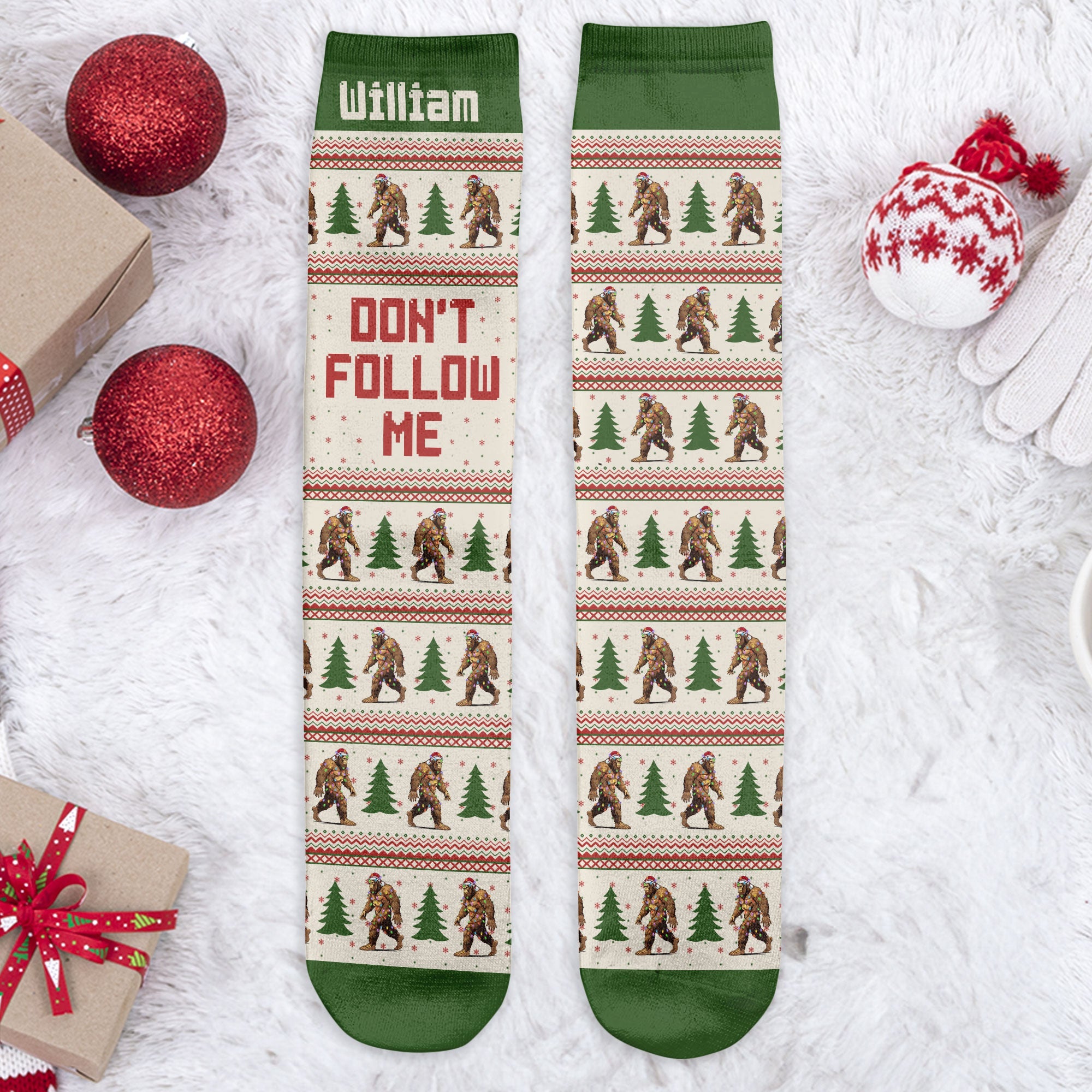 Don't Follow Me - Personalized Crew Socks