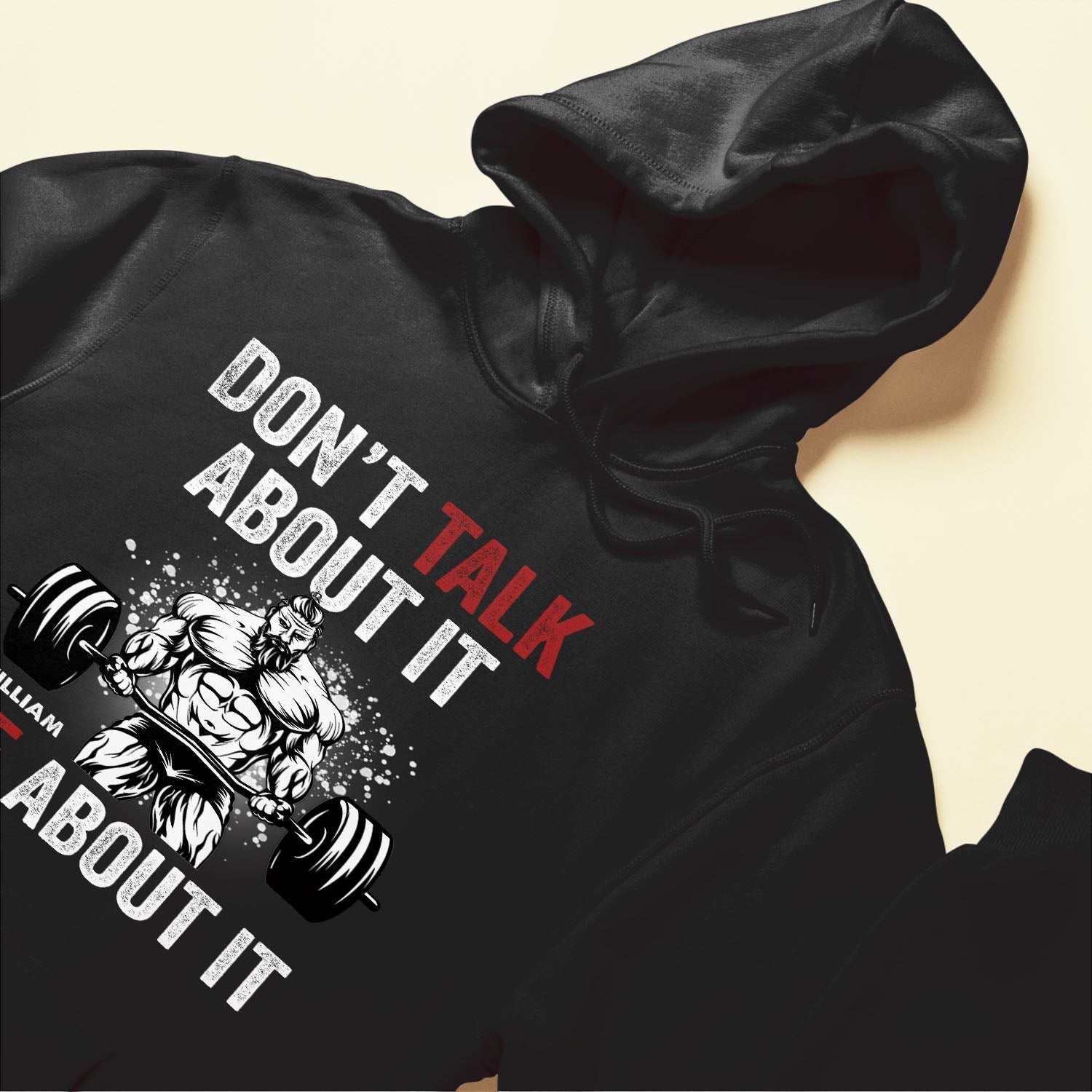 Don't Talk About It, Be About It - Personalized Shirt - Gift For Gymers, Fitness Lovers