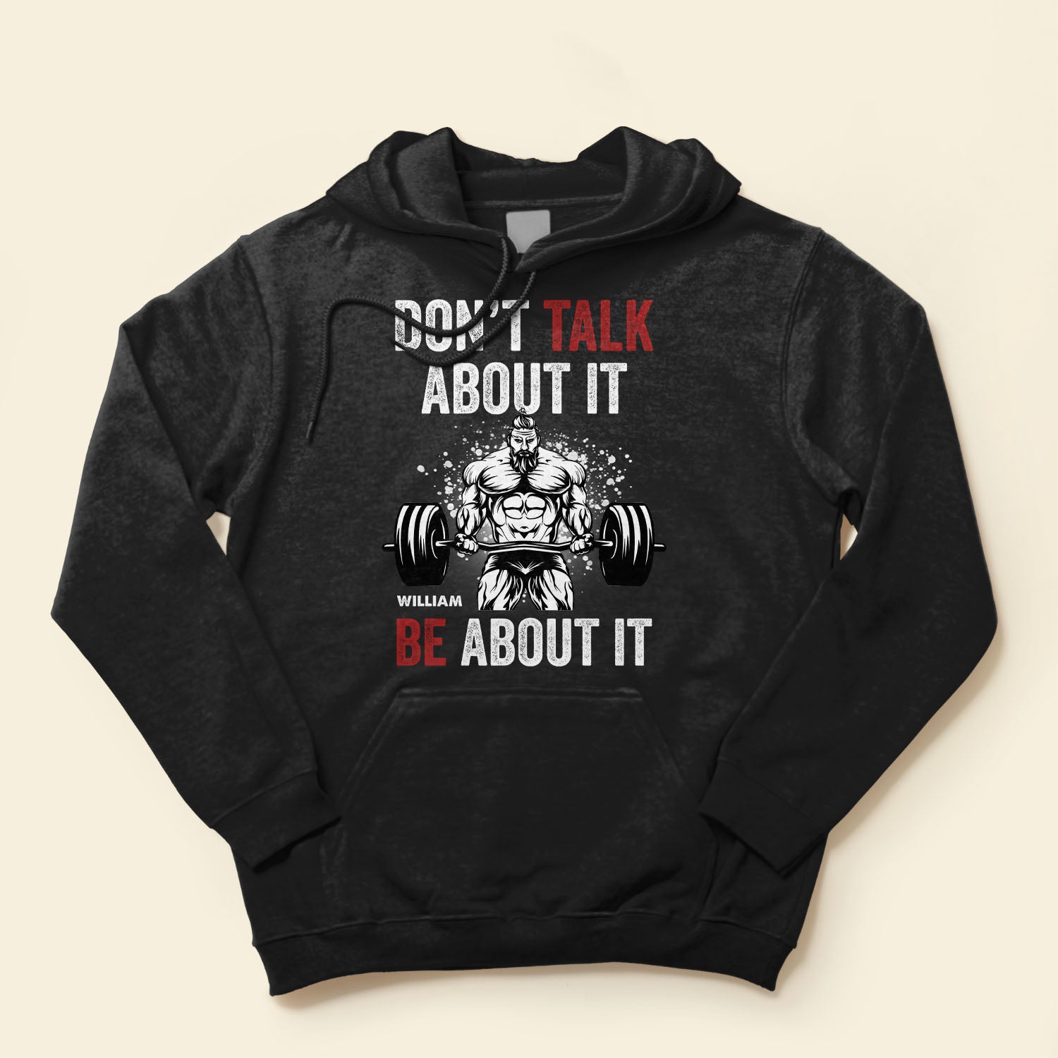 Don't Talk About It, Be About It - Personalized Shirt - Gift For Gymers, Fitness Lovers