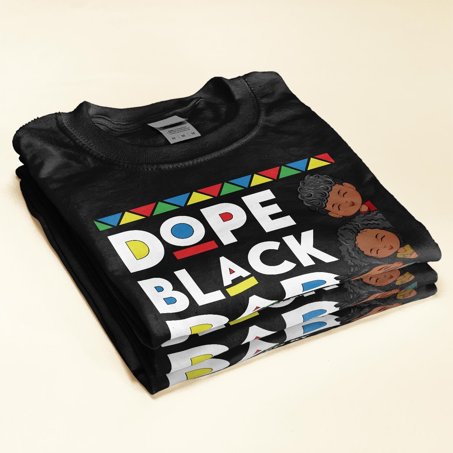 Dope Black Dad - Personalized Shirt