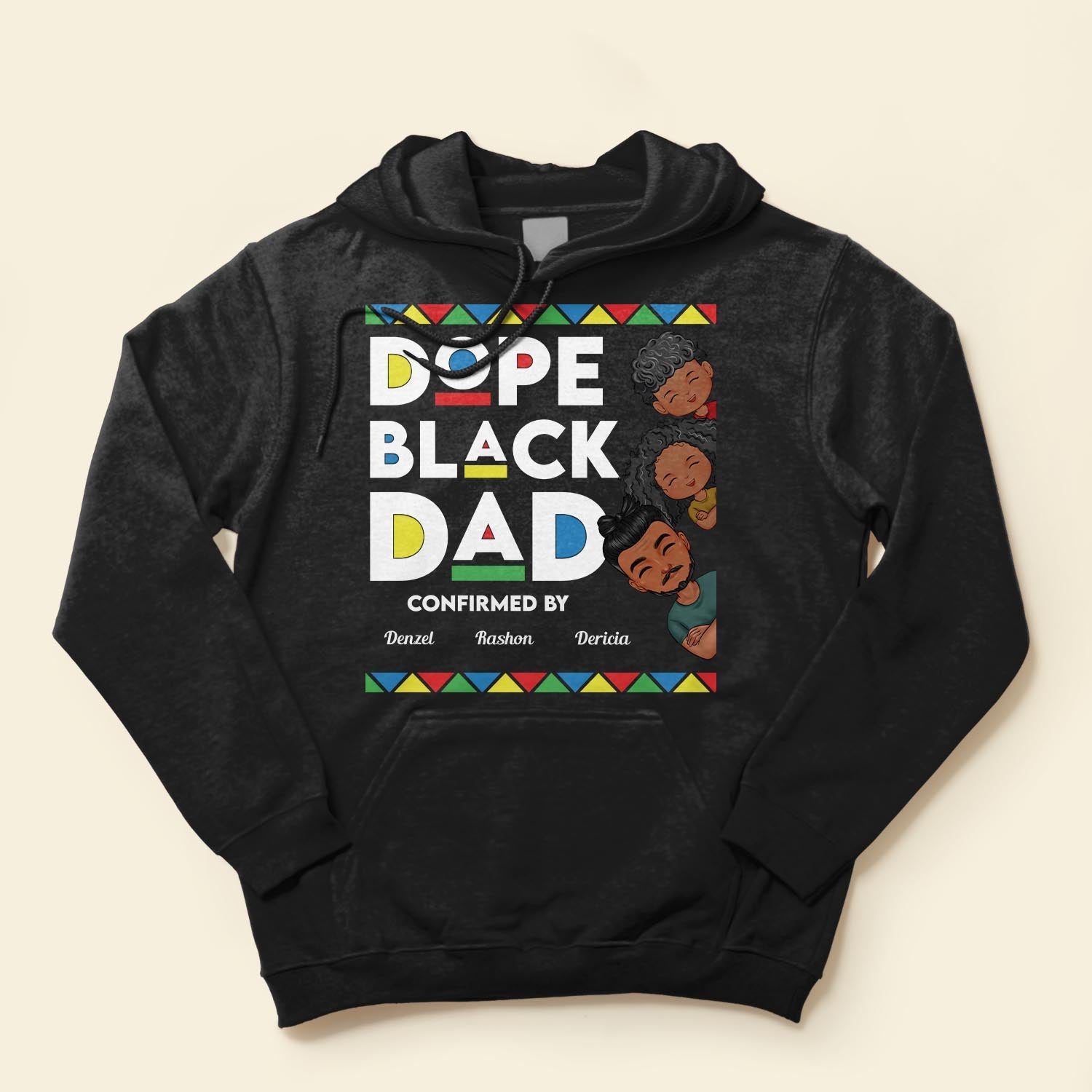 Dope Black Dad - Personalized Shirt