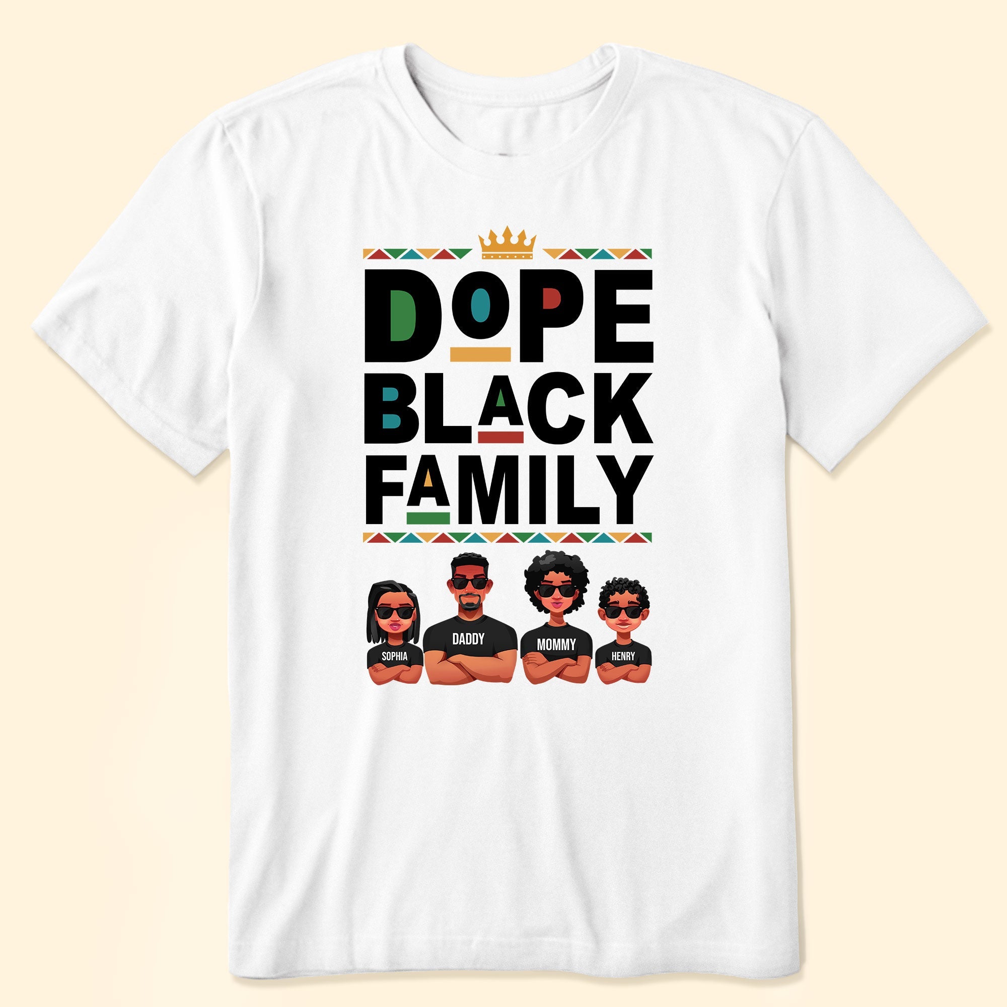 Dope Black Family - Personalized Shirt