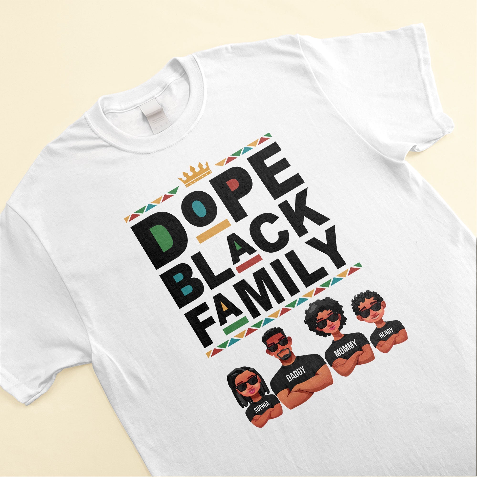 Dope Black Family - Personalized Shirt