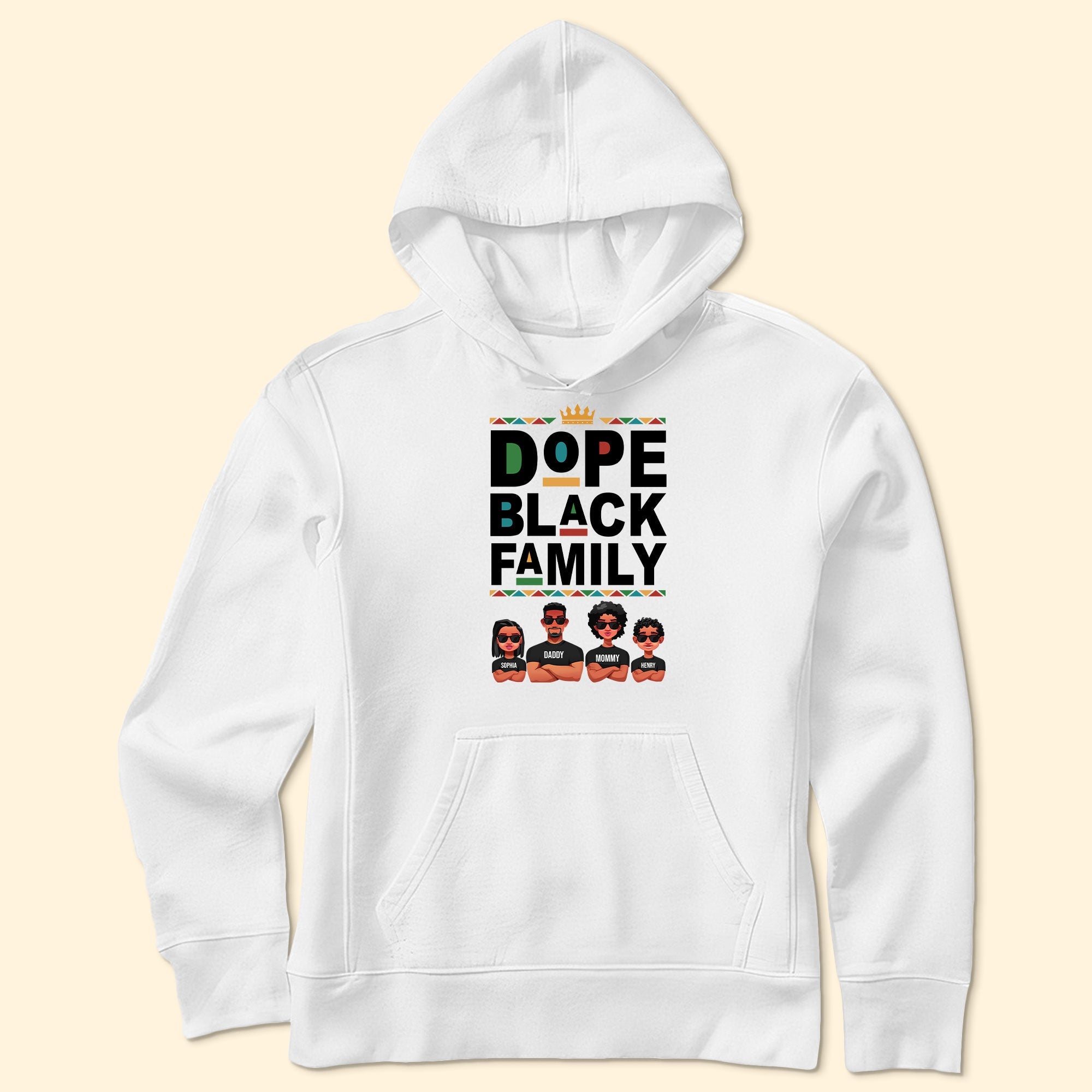 Dope Black Family - Personalized Shirt