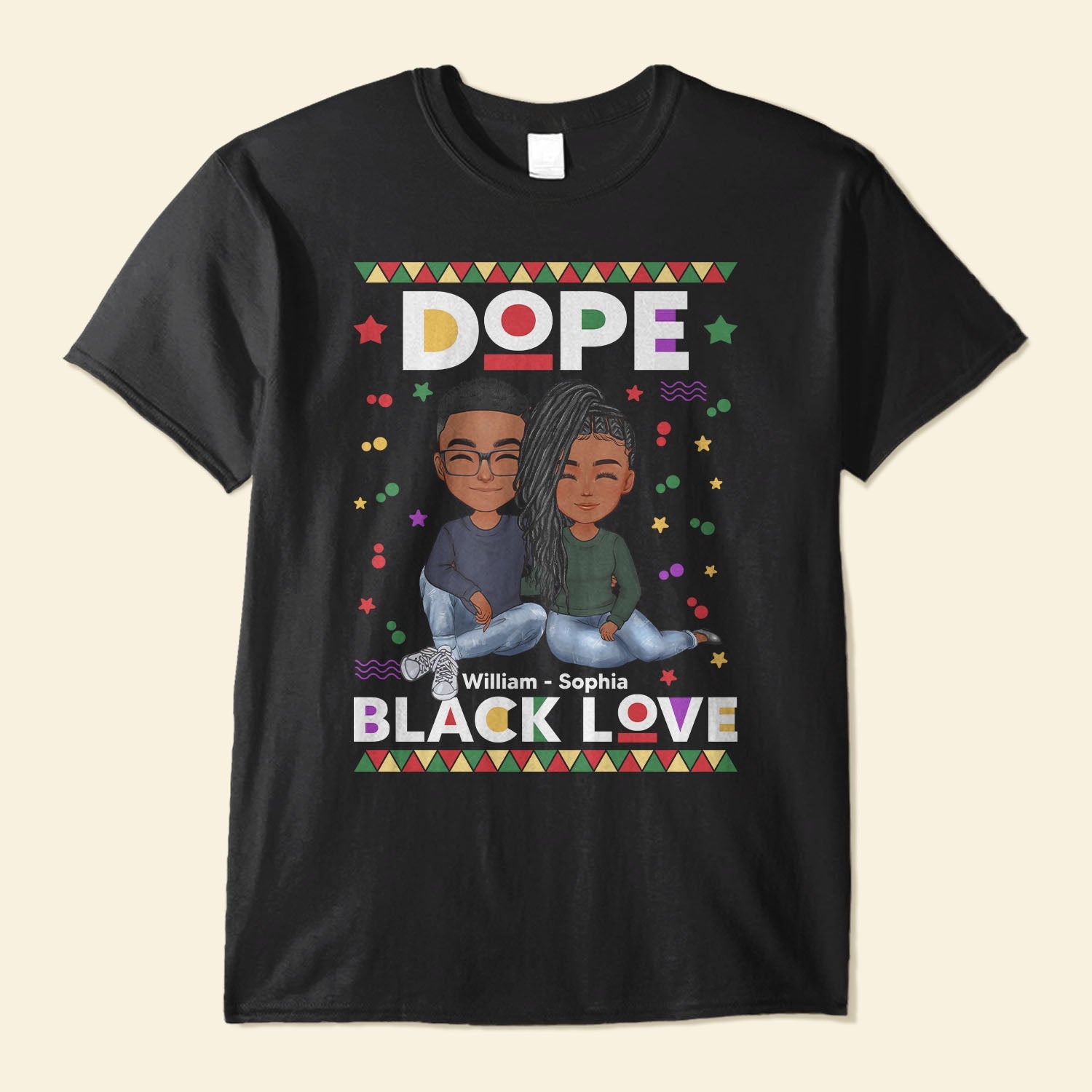 Dope Black Love - Personalized Shirt