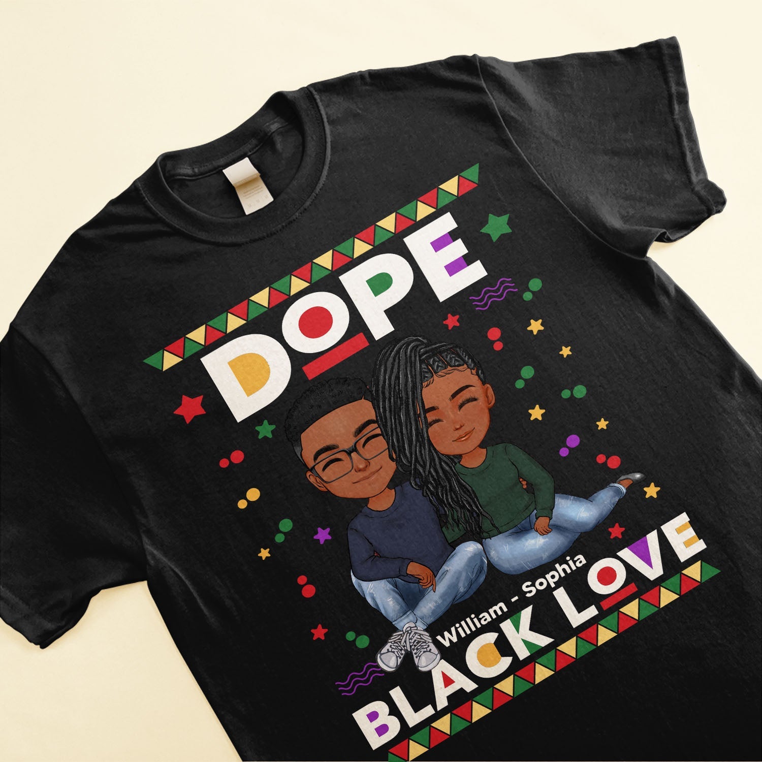 Dope Black Love - Personalized Shirt