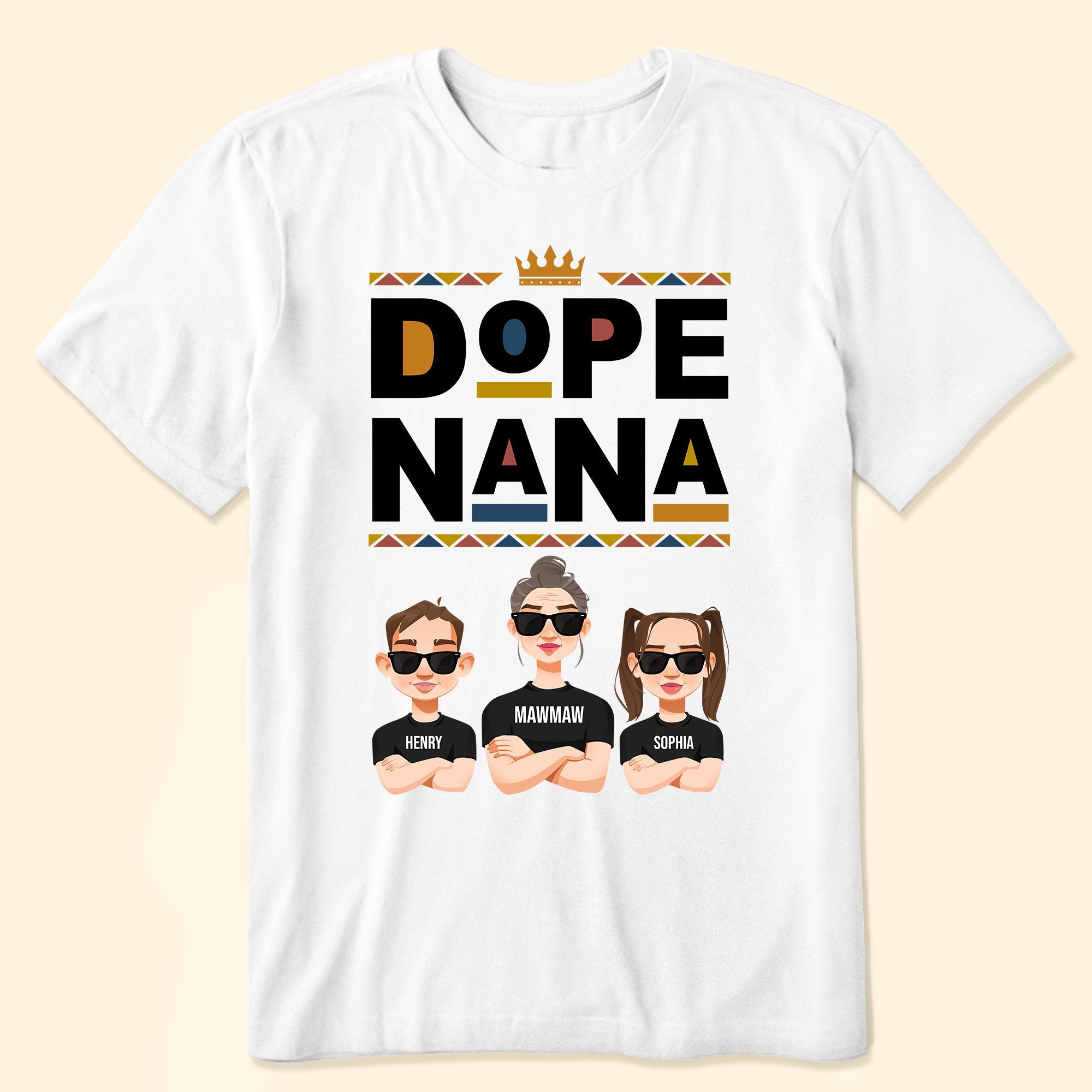 Dope Grandparents - Personalized Shirt