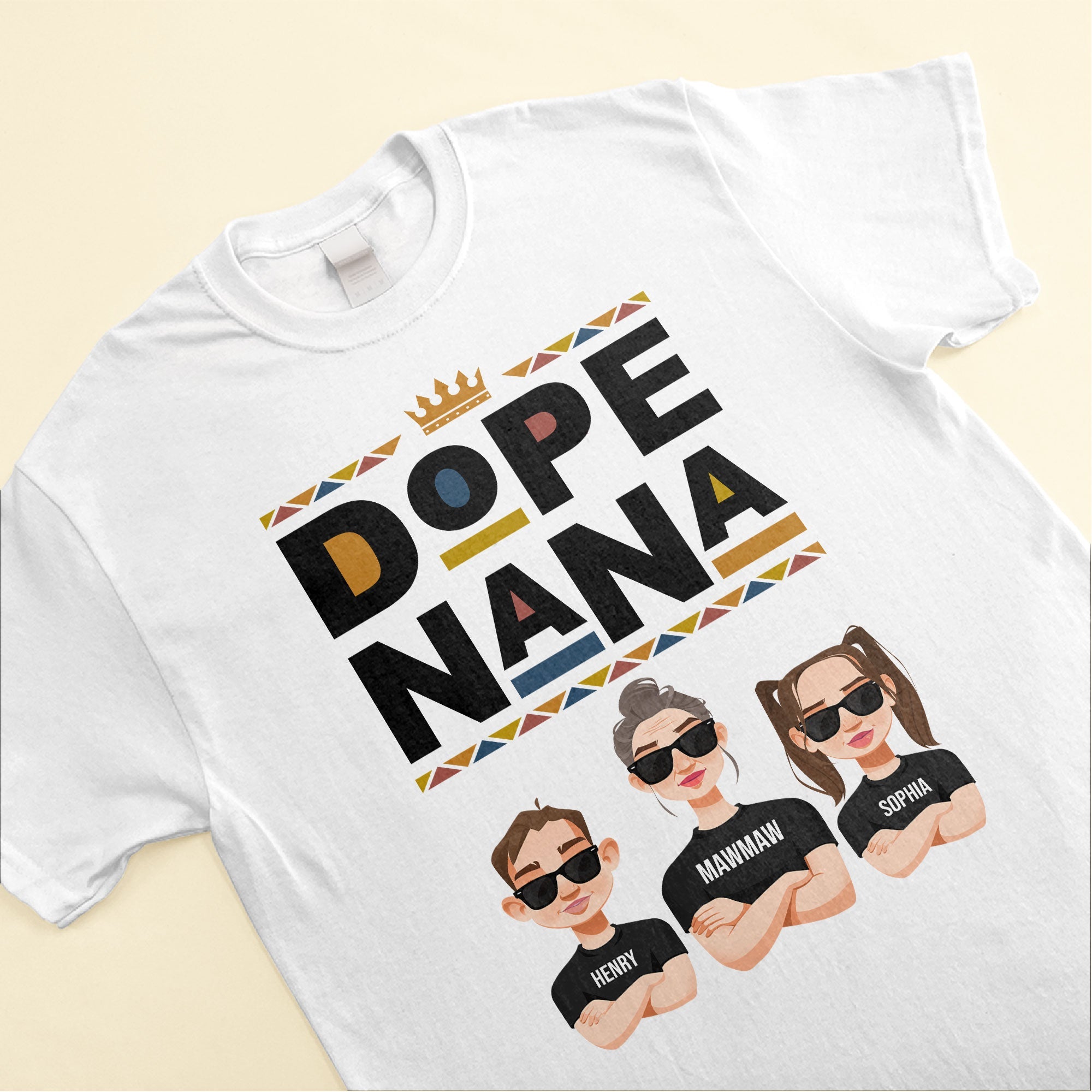 Dope Grandparents - Personalized Shirt