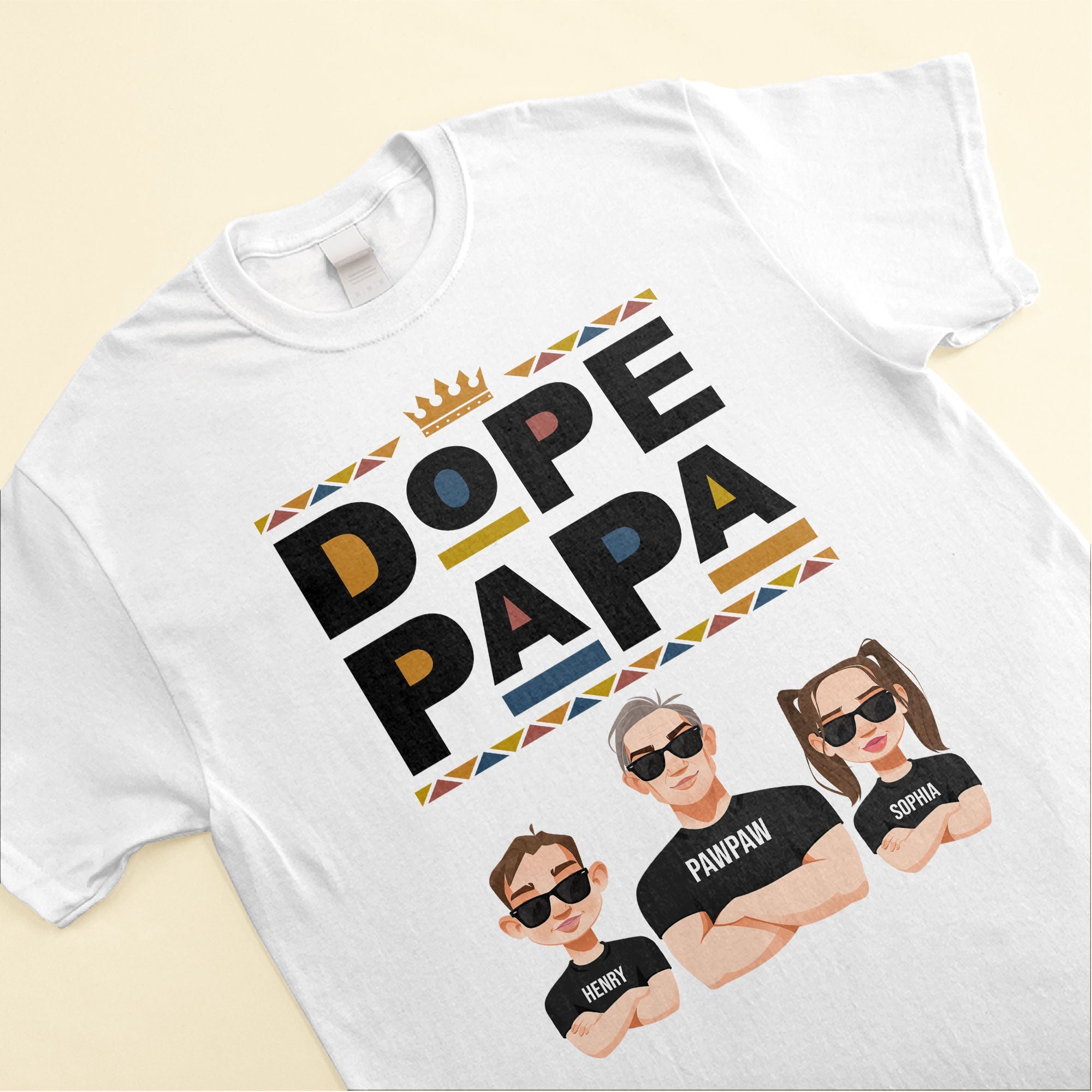 Dope Grandparents - Personalized Shirt