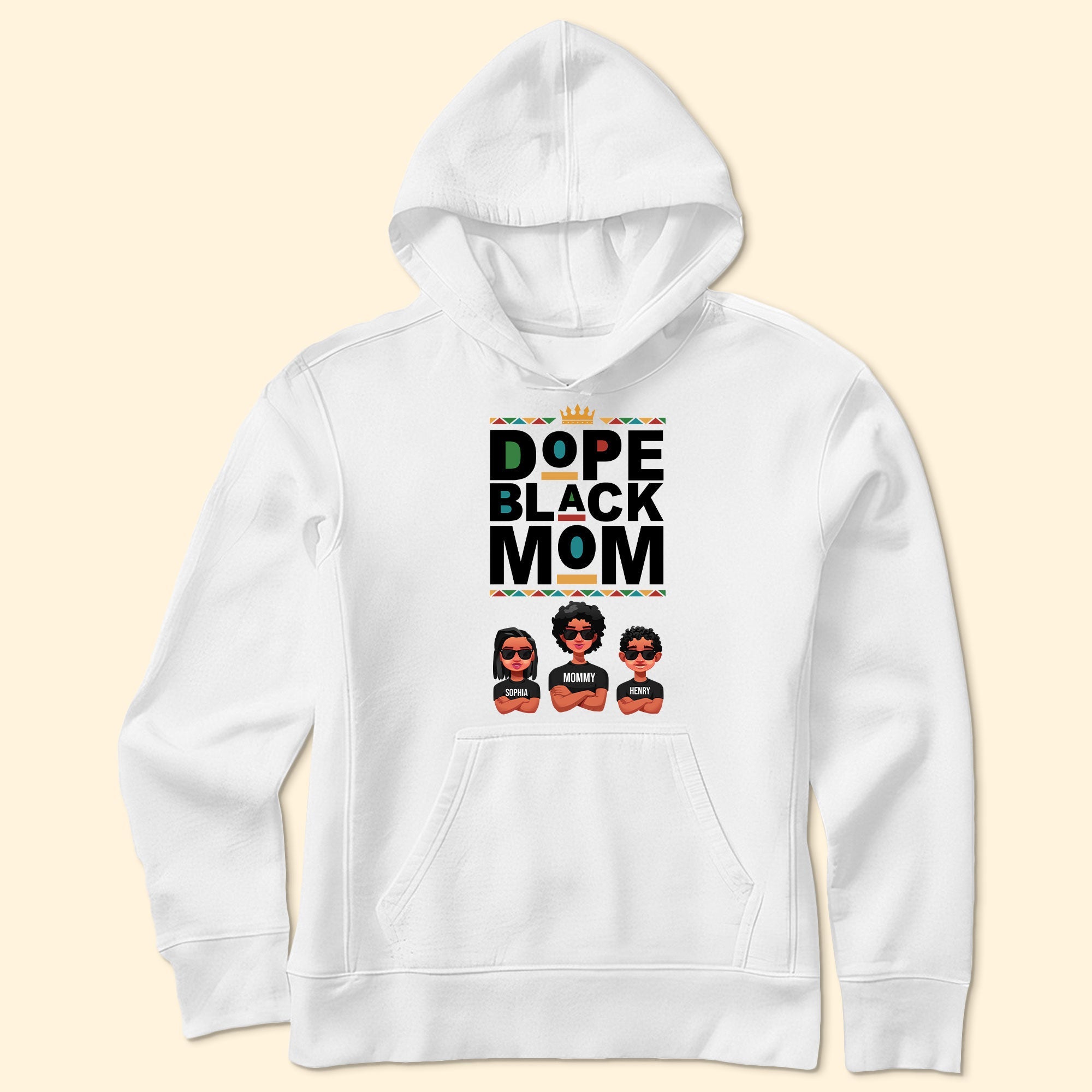 Dope Black Mom - Personalized Shirt