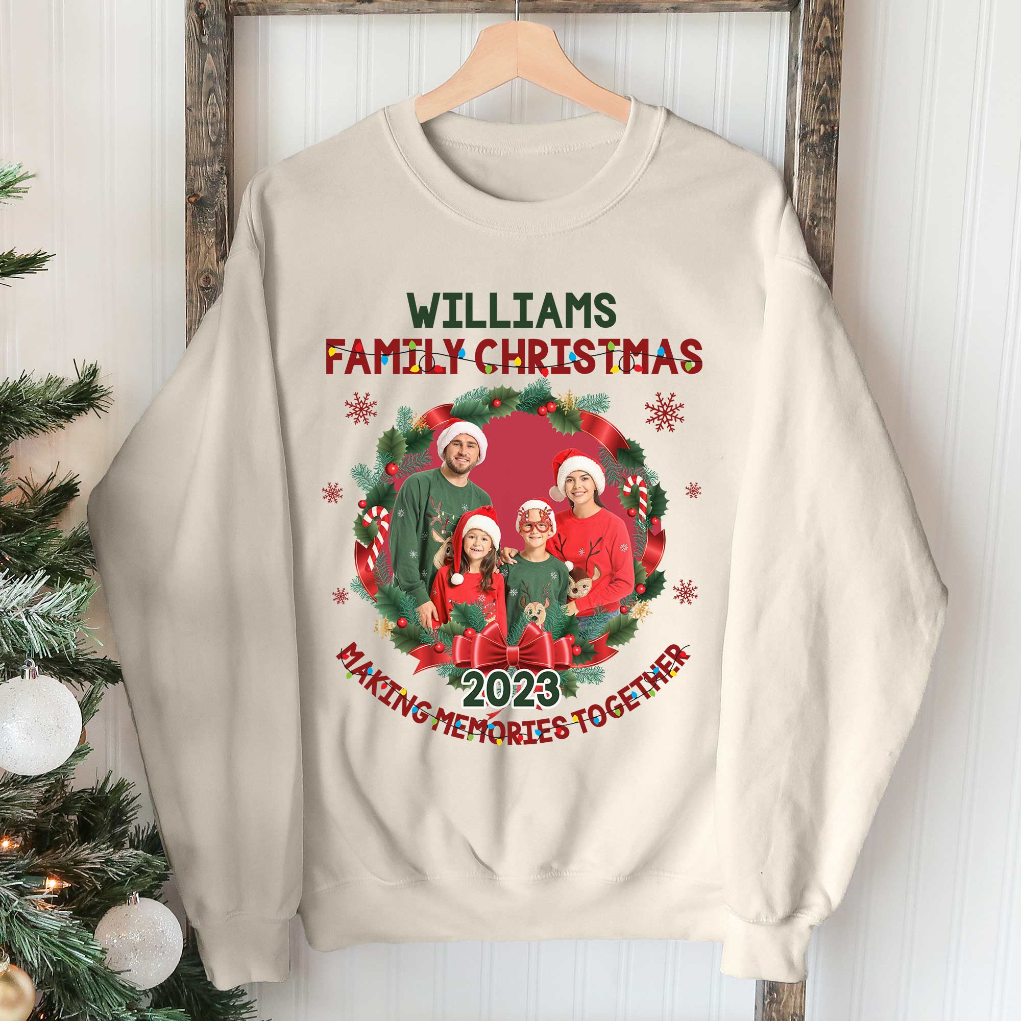 Family Christmas - Personalized Photo Shirt