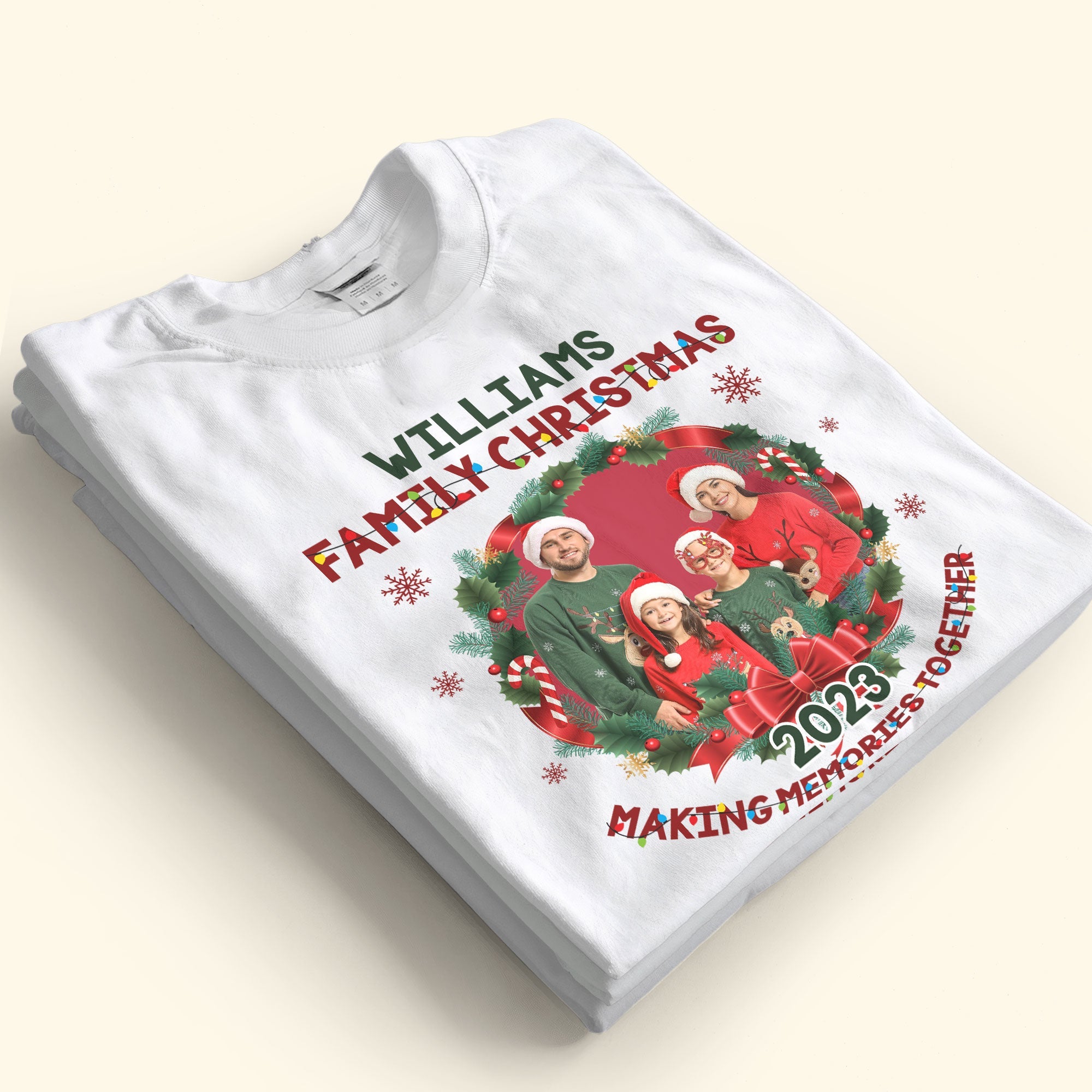 Family Christmas - Personalized Photo Shirt