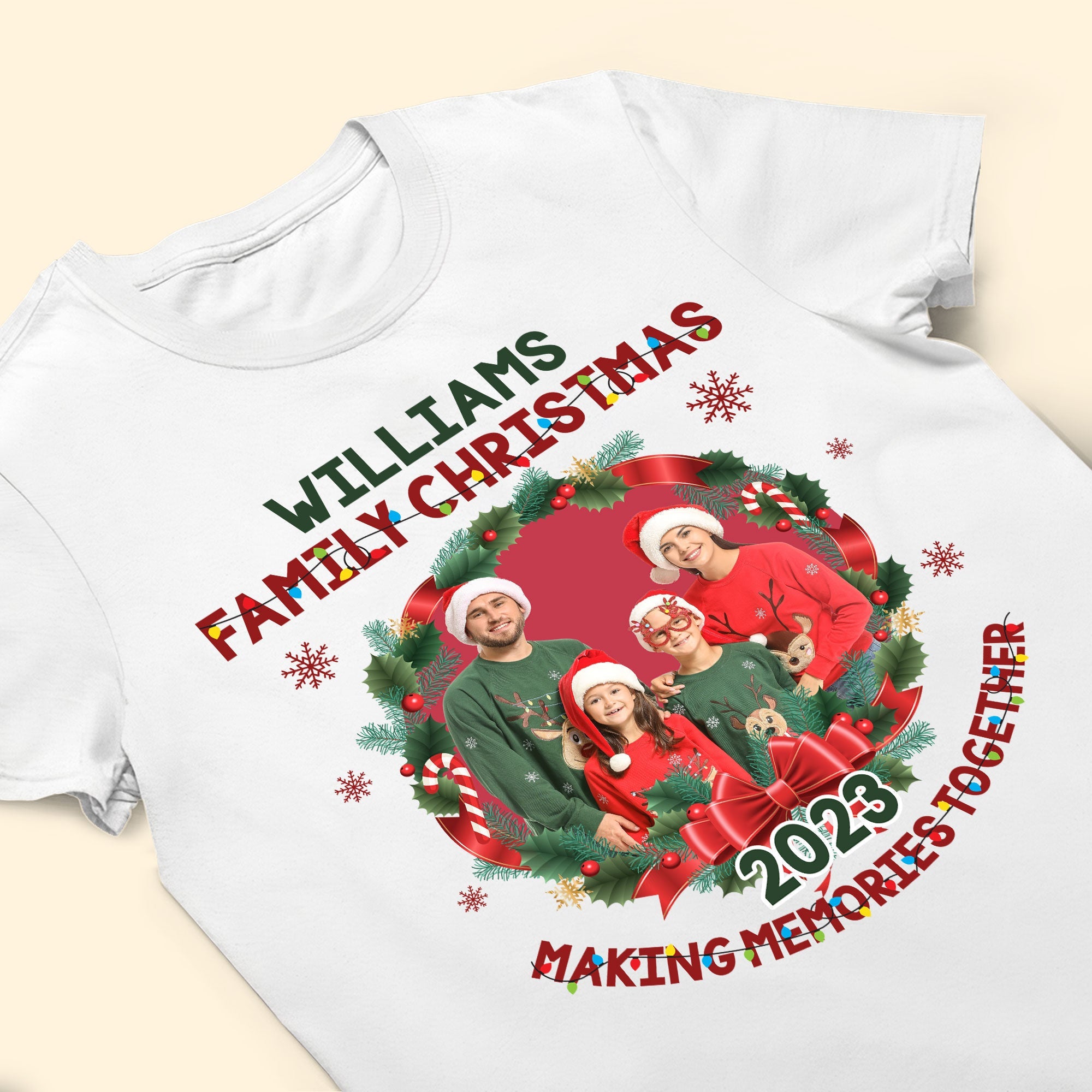 Family Christmas - Personalized Photo Shirt