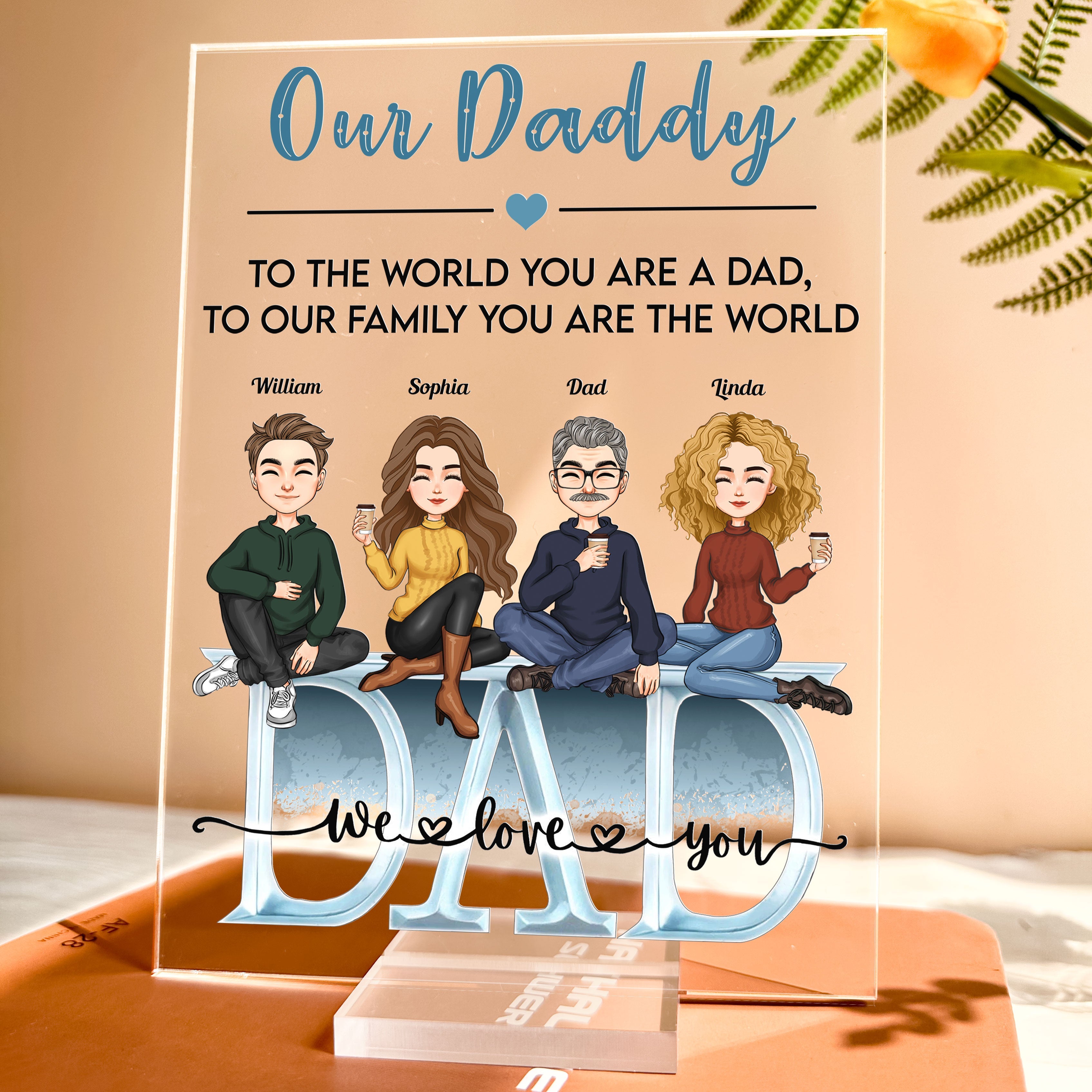 Father’s Day Gift For Dad - Personalized Acrylic Plaque