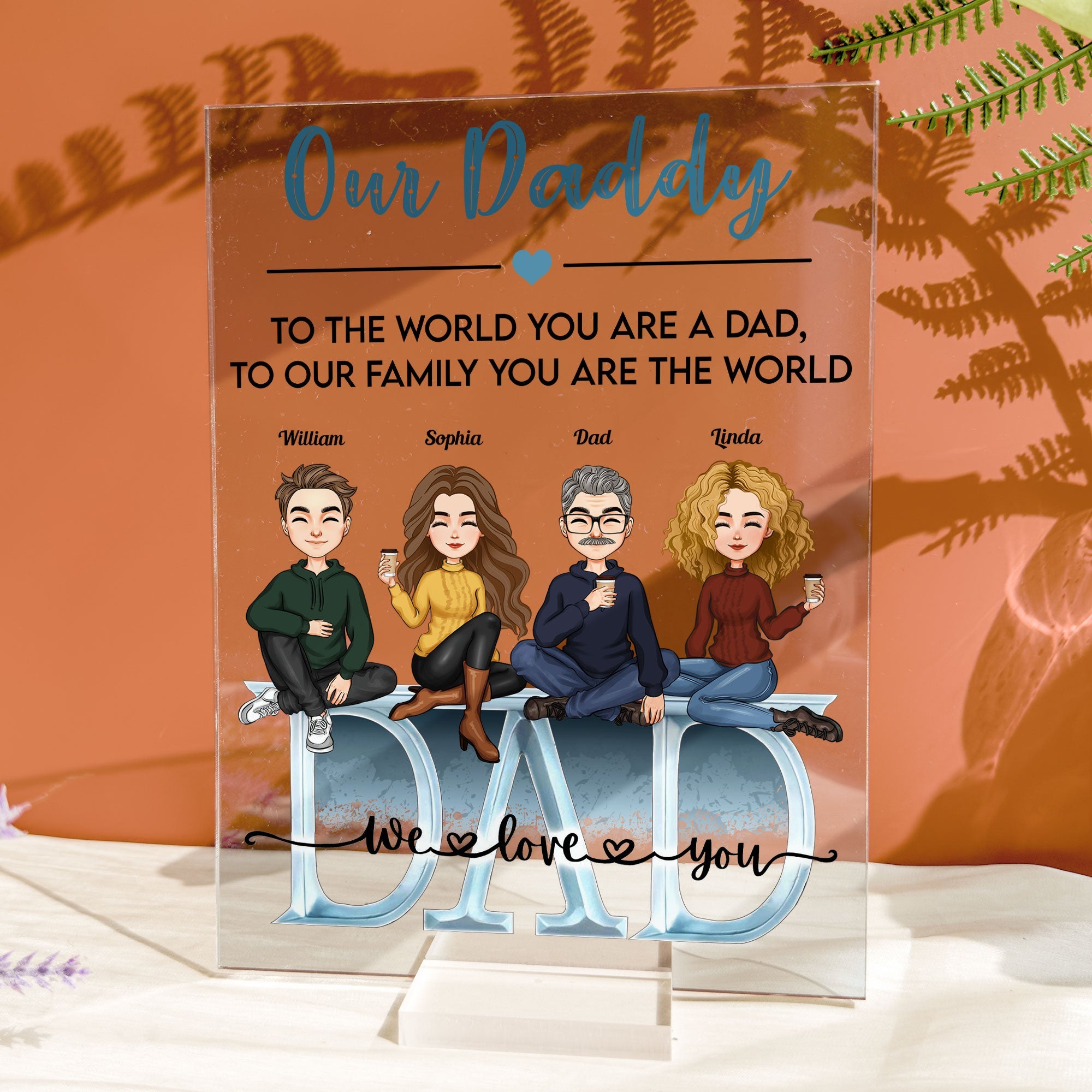 Father’s Day Gift For Dad - Personalized Acrylic Plaque