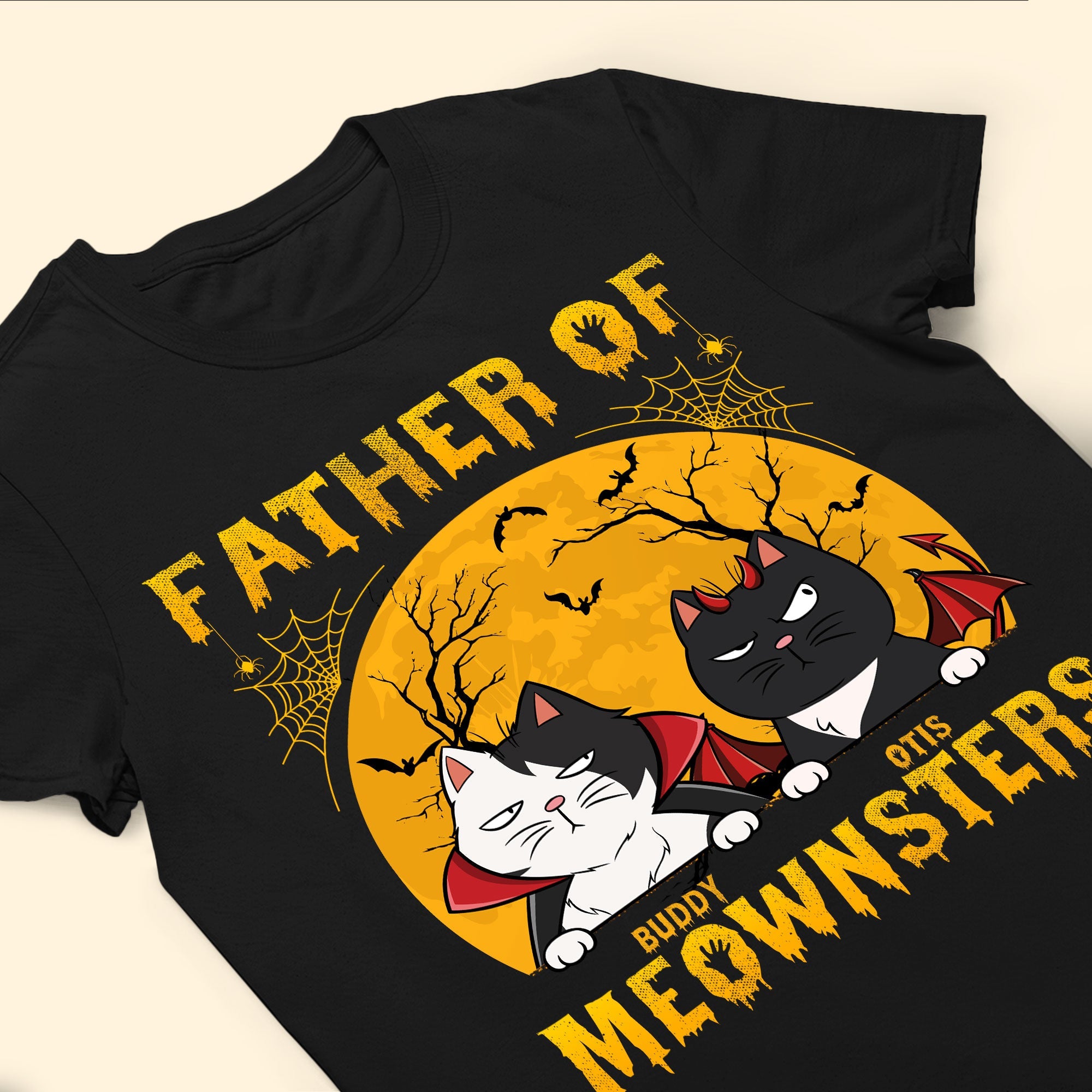 Father/Mother Of Meownsters - Personalized Shirt