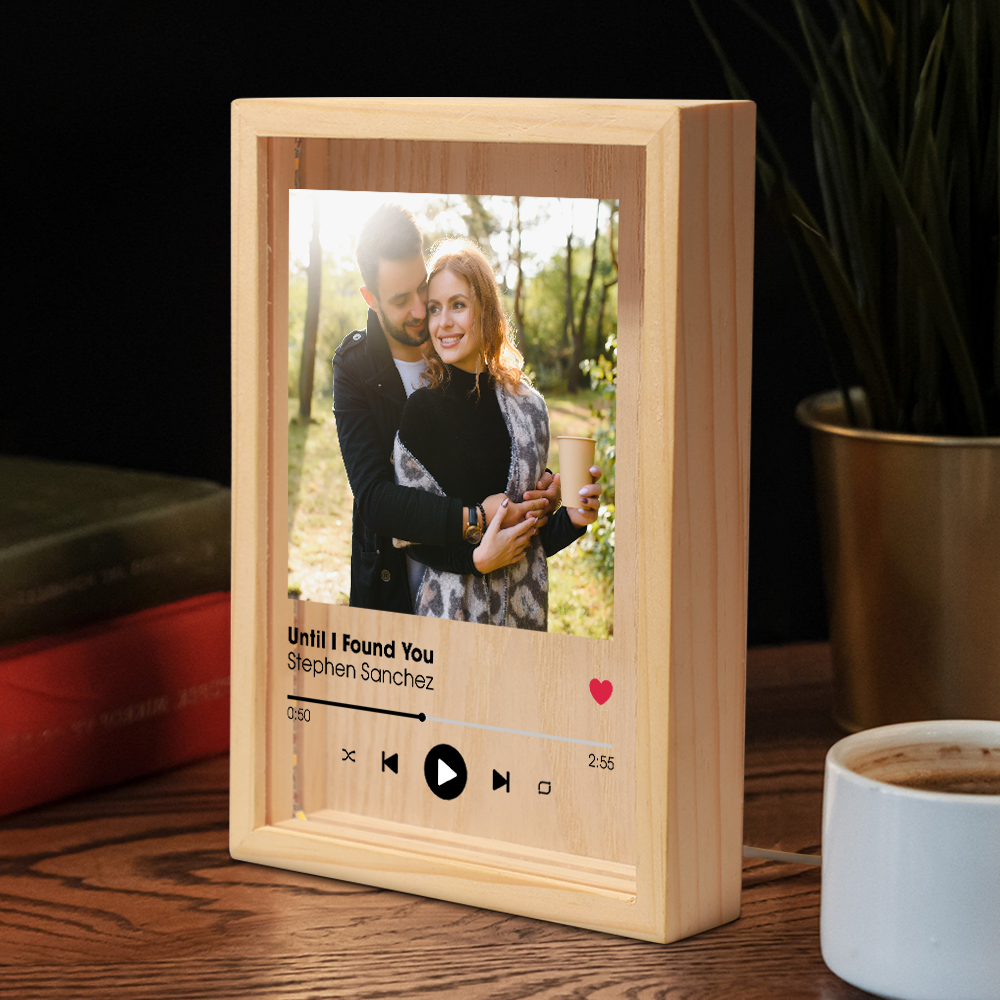 Favorite Song Title - Personalized Photo Frame Light Box