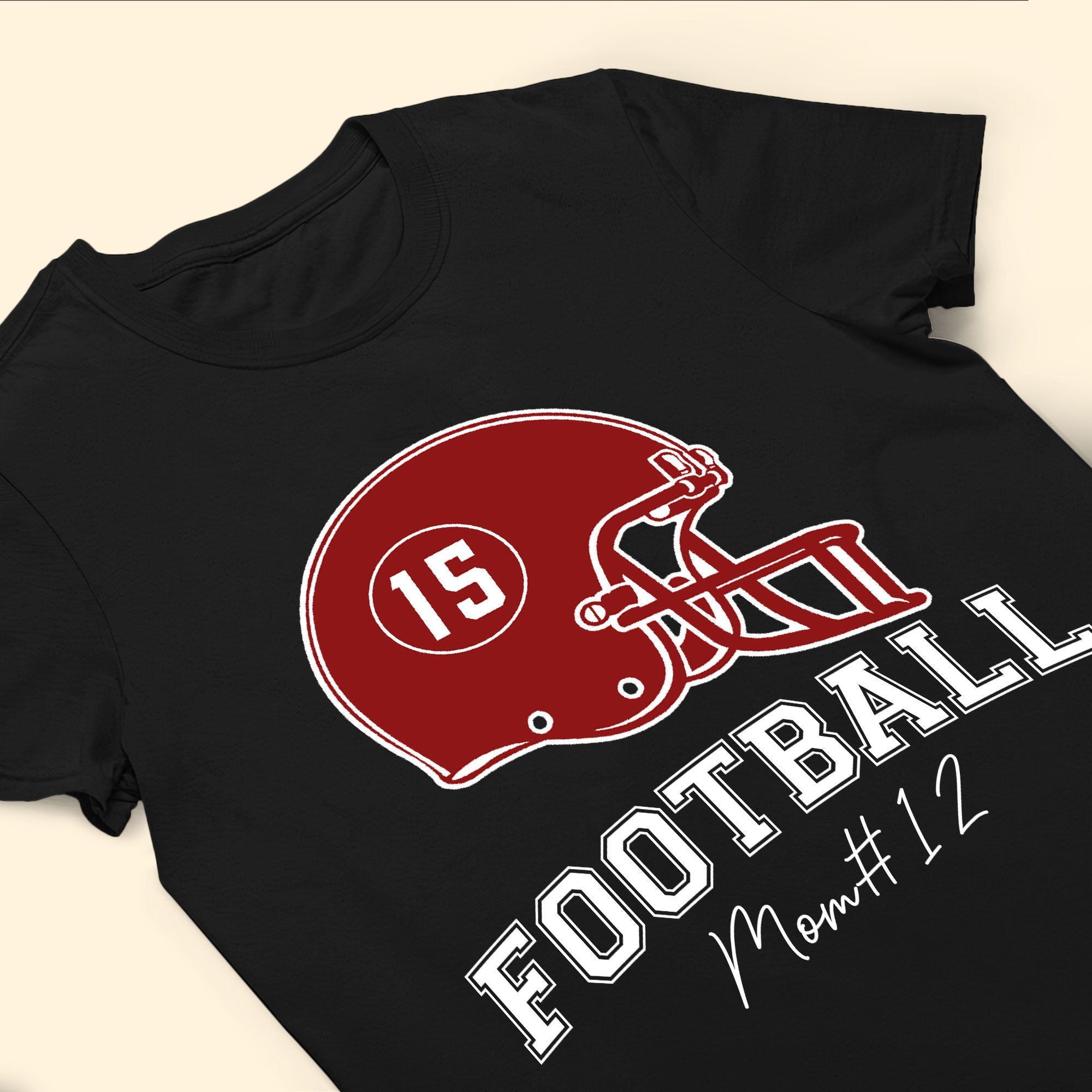 Football Mom Family Game Day Custom Football Team - Personalized Photo Shirt