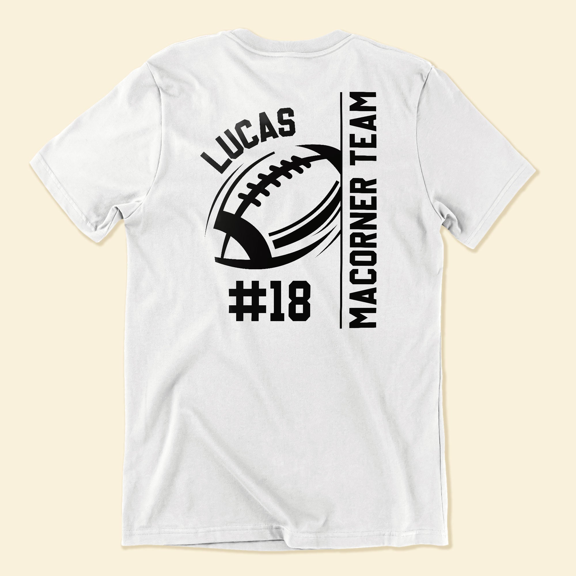 Football - Personalized Back Printed Shirt