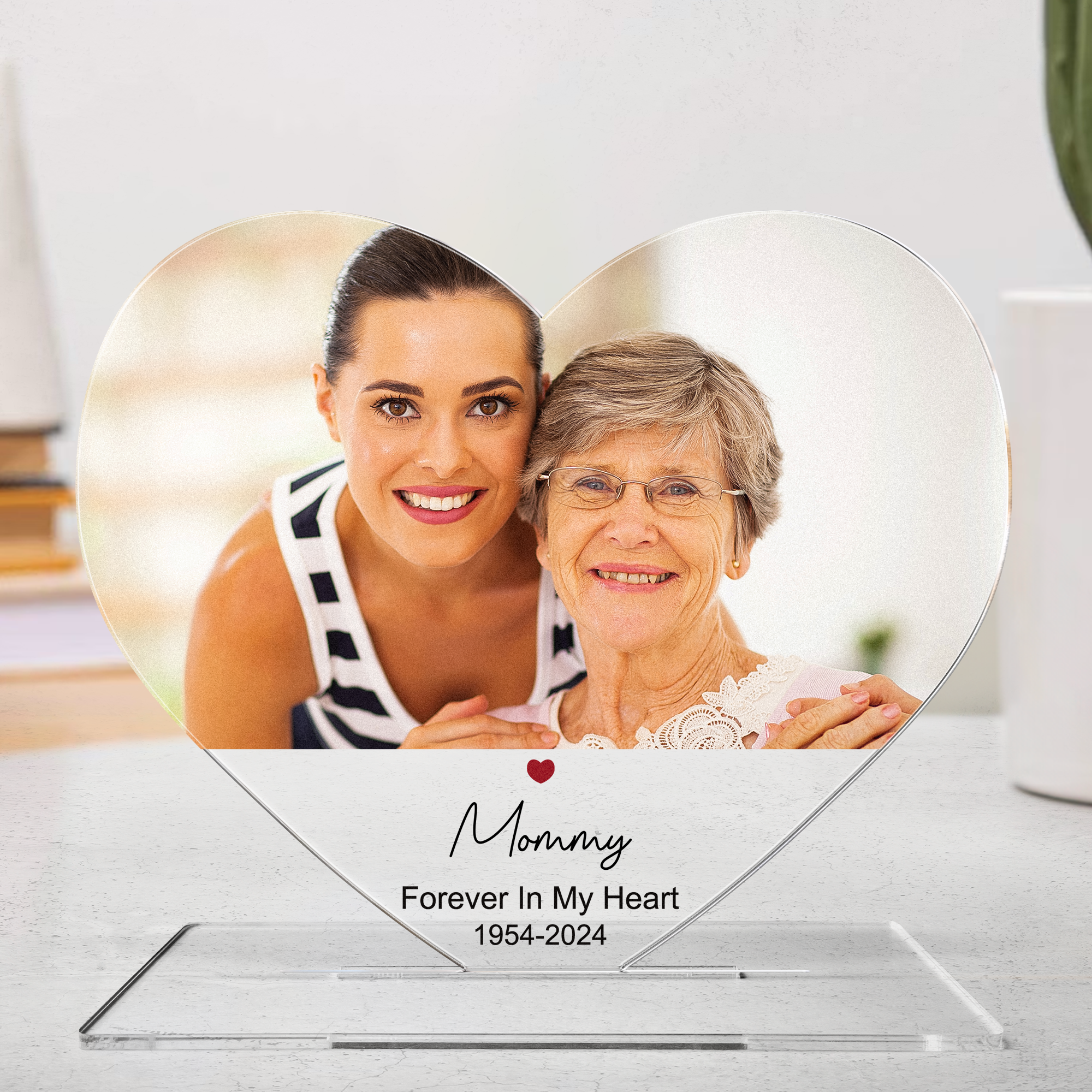 Forever In My Heart - Personalized Acrylic Photo Plaque