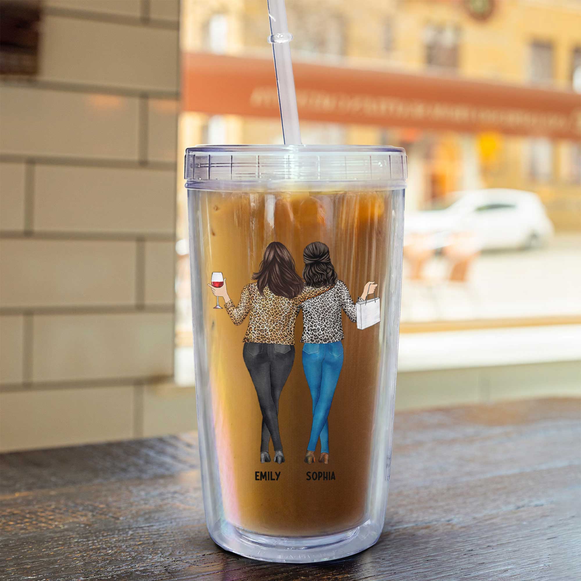 Friendship I Hope We Are Friends Funny - Personalized Acrylic Tumbler With Straw