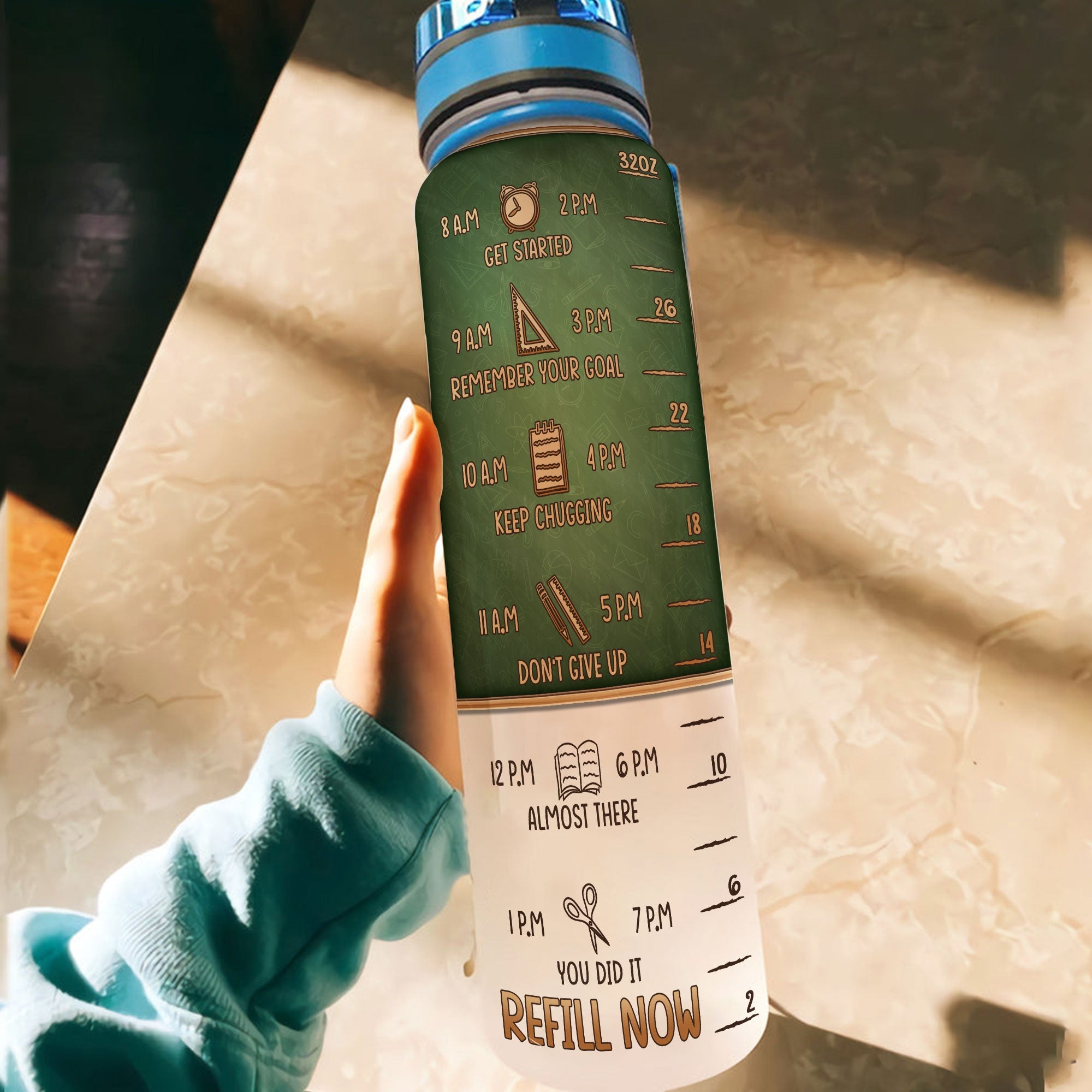 Fueled With The Tears Of My Students - Personalized Water Bottle