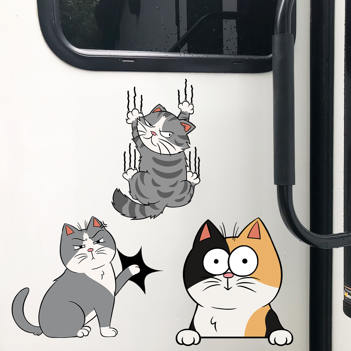 Funny Cats - Personalized Photo Car Decal