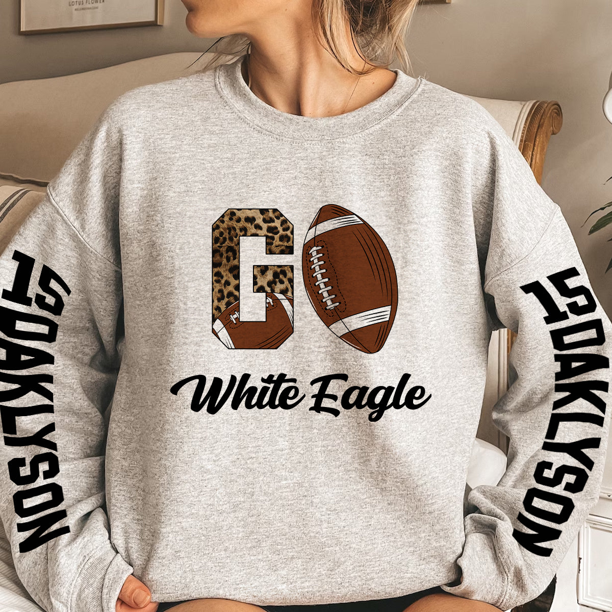 Go Football Team - Personalized Sweatshirt