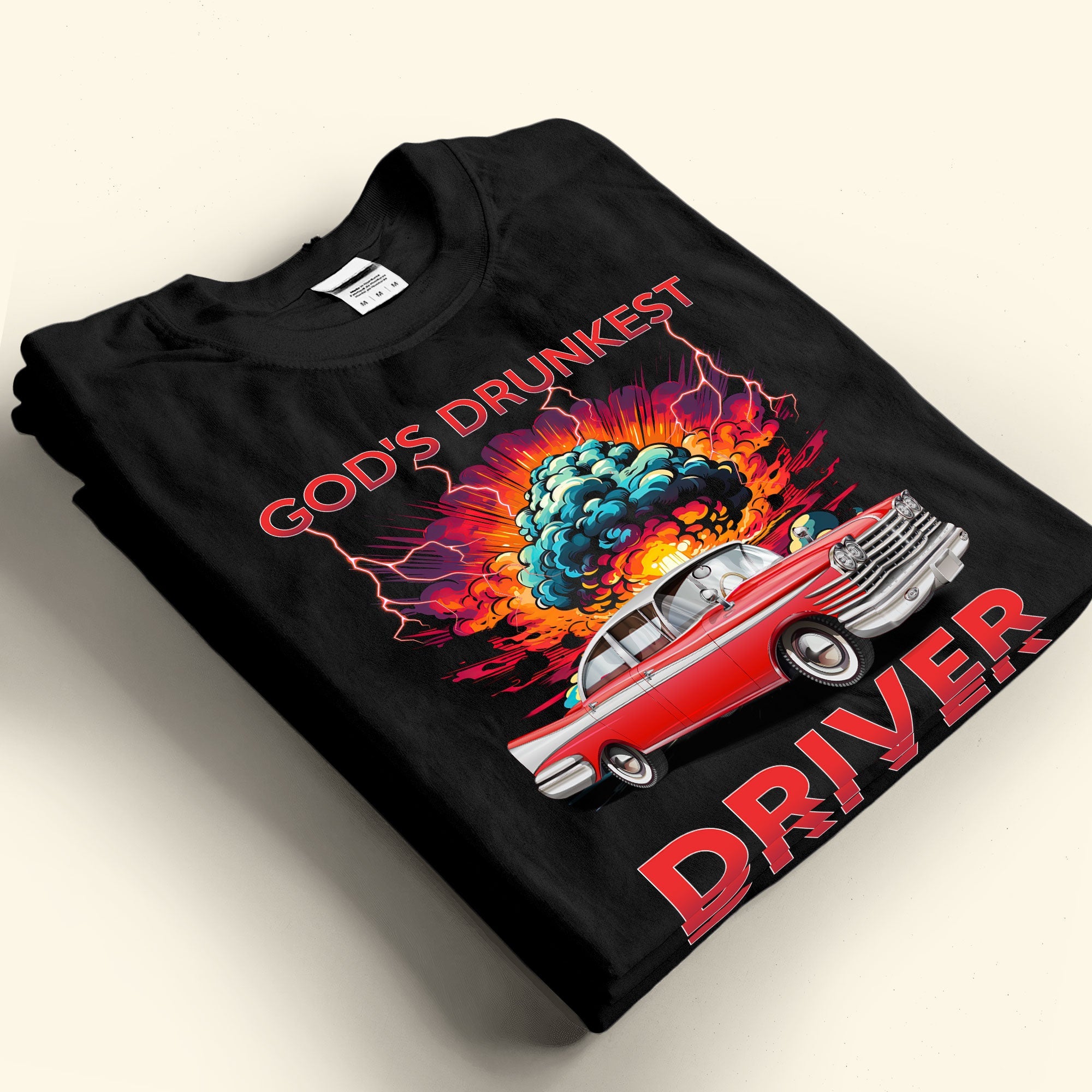 God's Drunkest Driver - Personalized Photo Shirt