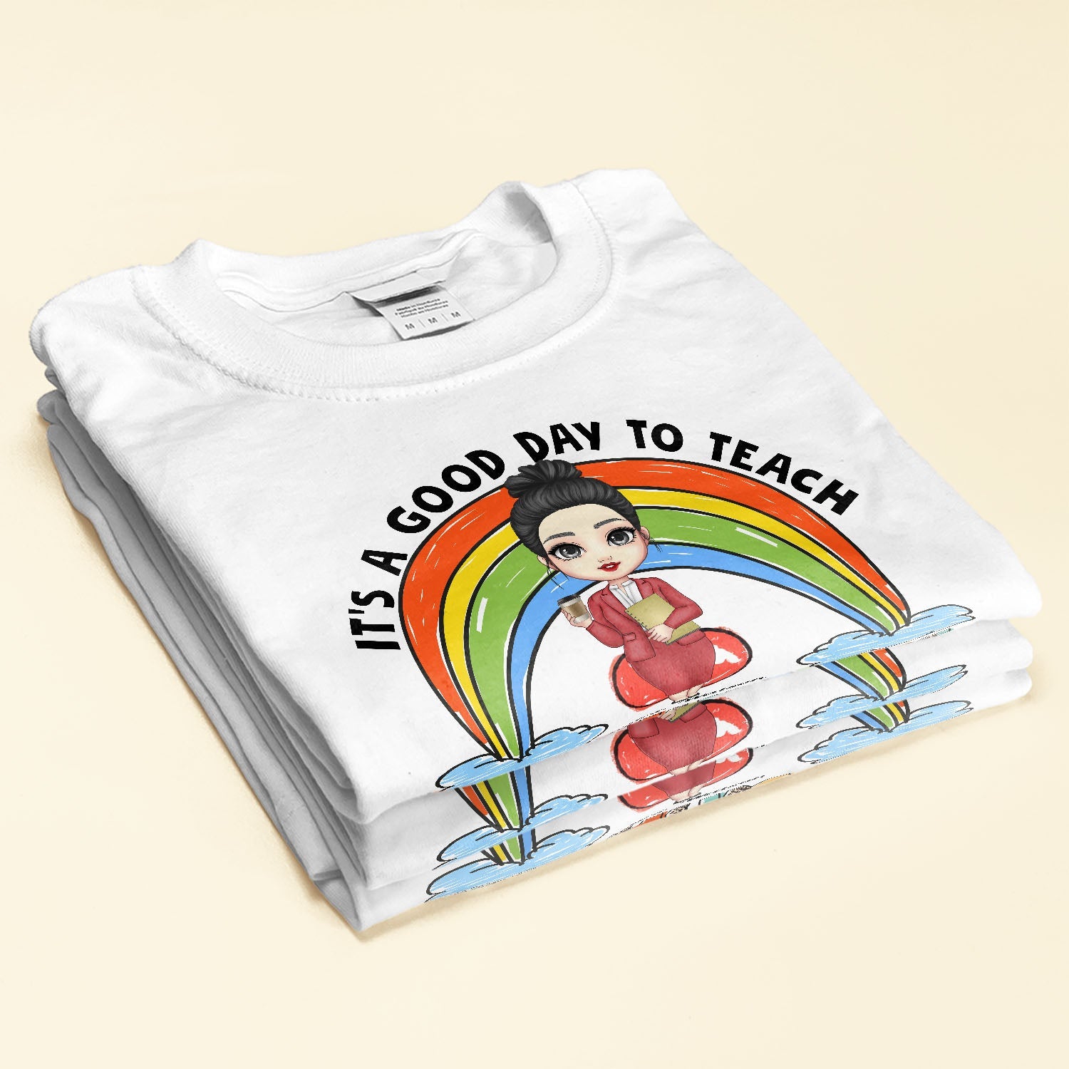 Good Day To Teach Tiny Humans - Personalized Shirt - Back To School Gift For Teachers, Colleagues, New Teacher Gift