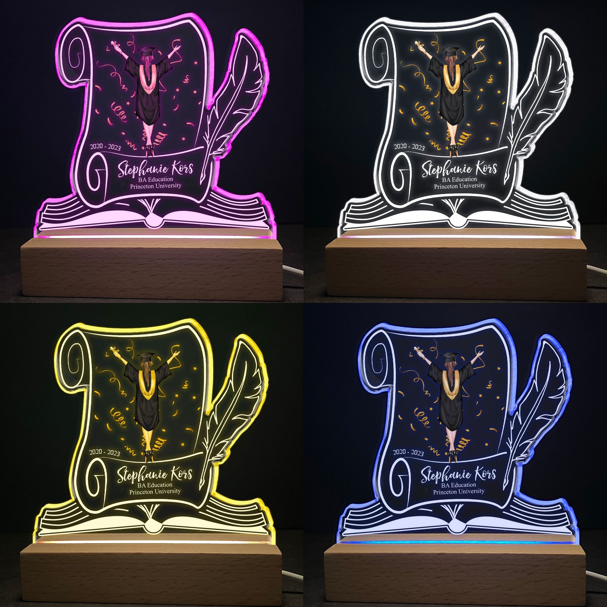 Graduation Celebration - Personalized LED Light