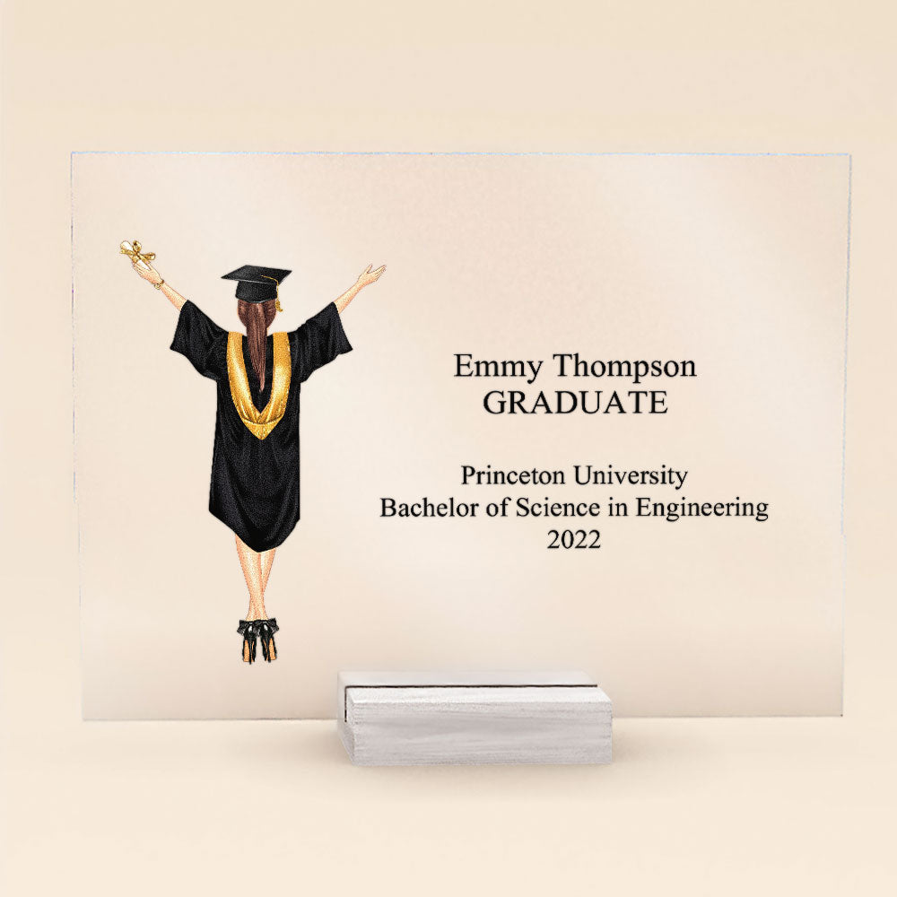 Graduation Ceremony - Personalized Acrylic Plaque