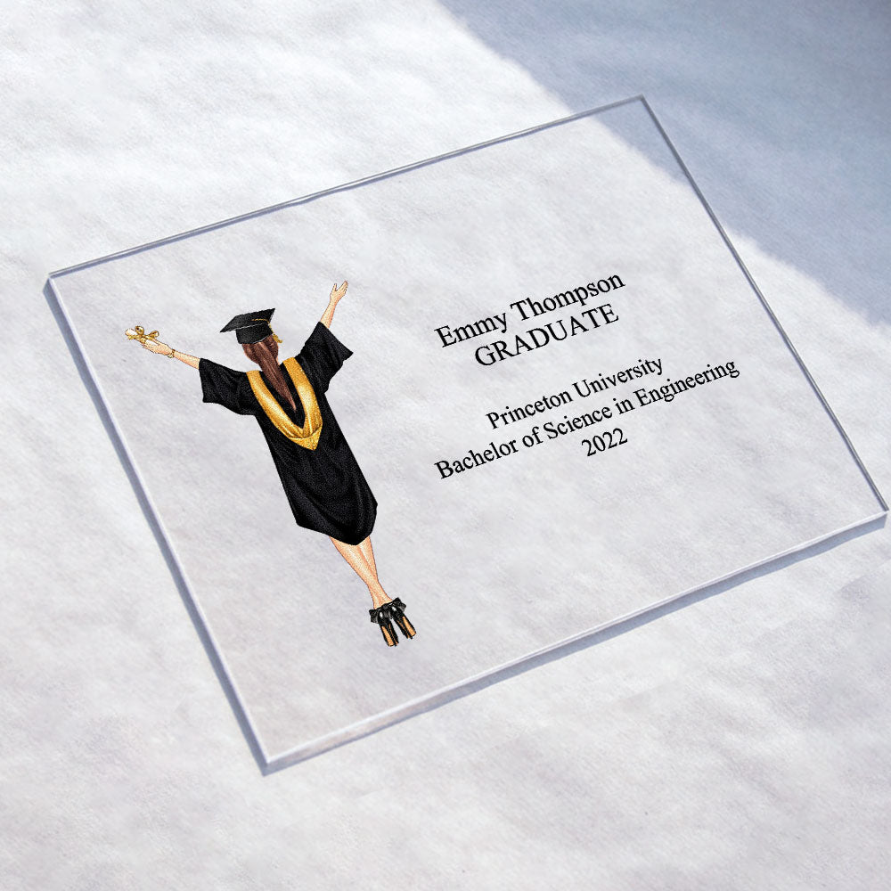 Graduation Ceremony - Personalized Acrylic Plaque