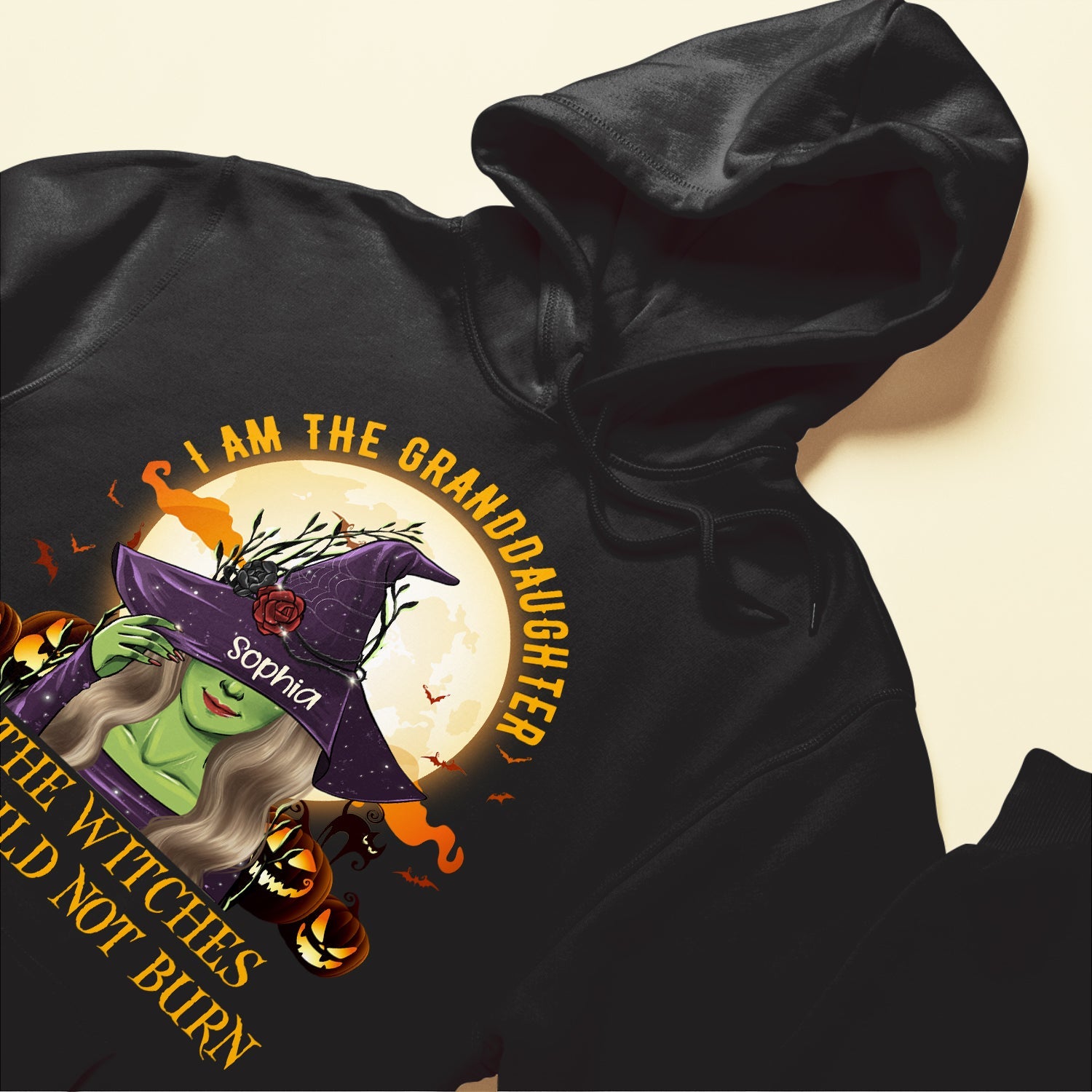 Granddaughter Of The Witches - Personalized Shirt - Halloween Gift For Witches