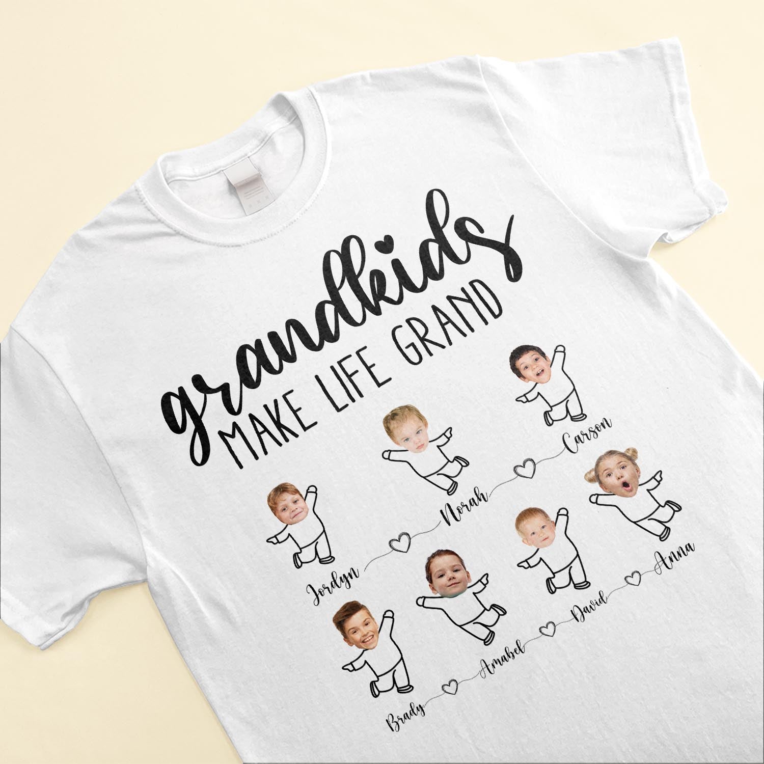 Grandkids Make Life Grand - Personalized Shirt