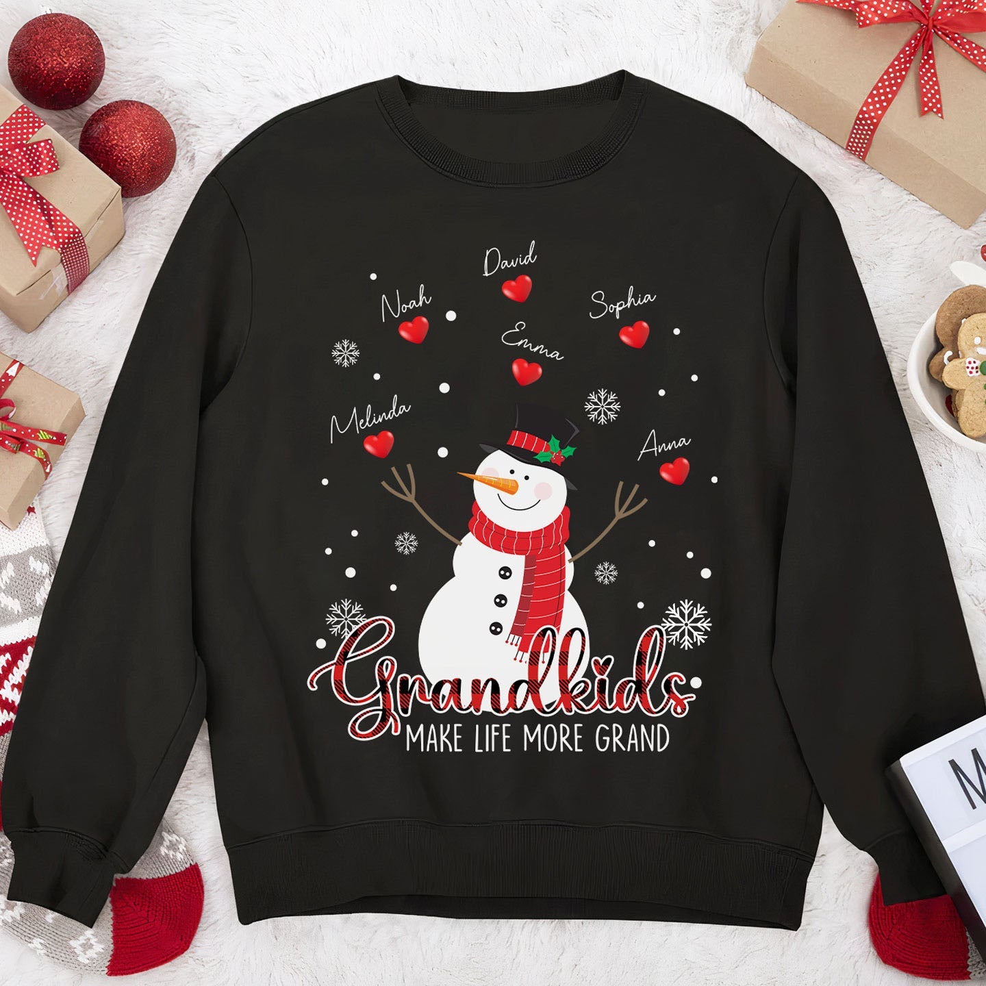 Grandkids Make Life More Grand - Personalized Sweatshirt