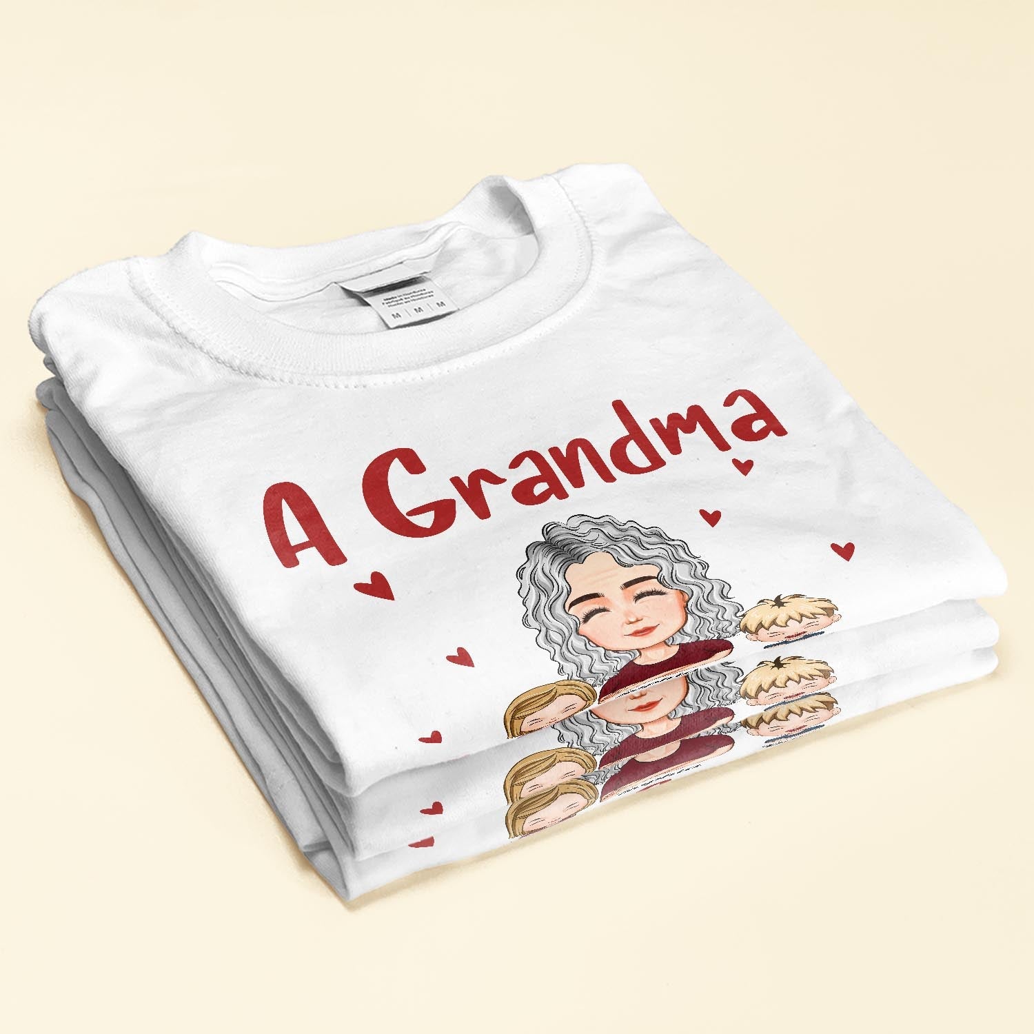 Grandma And Grandkids Beautiful Thing - Personalized Shirt