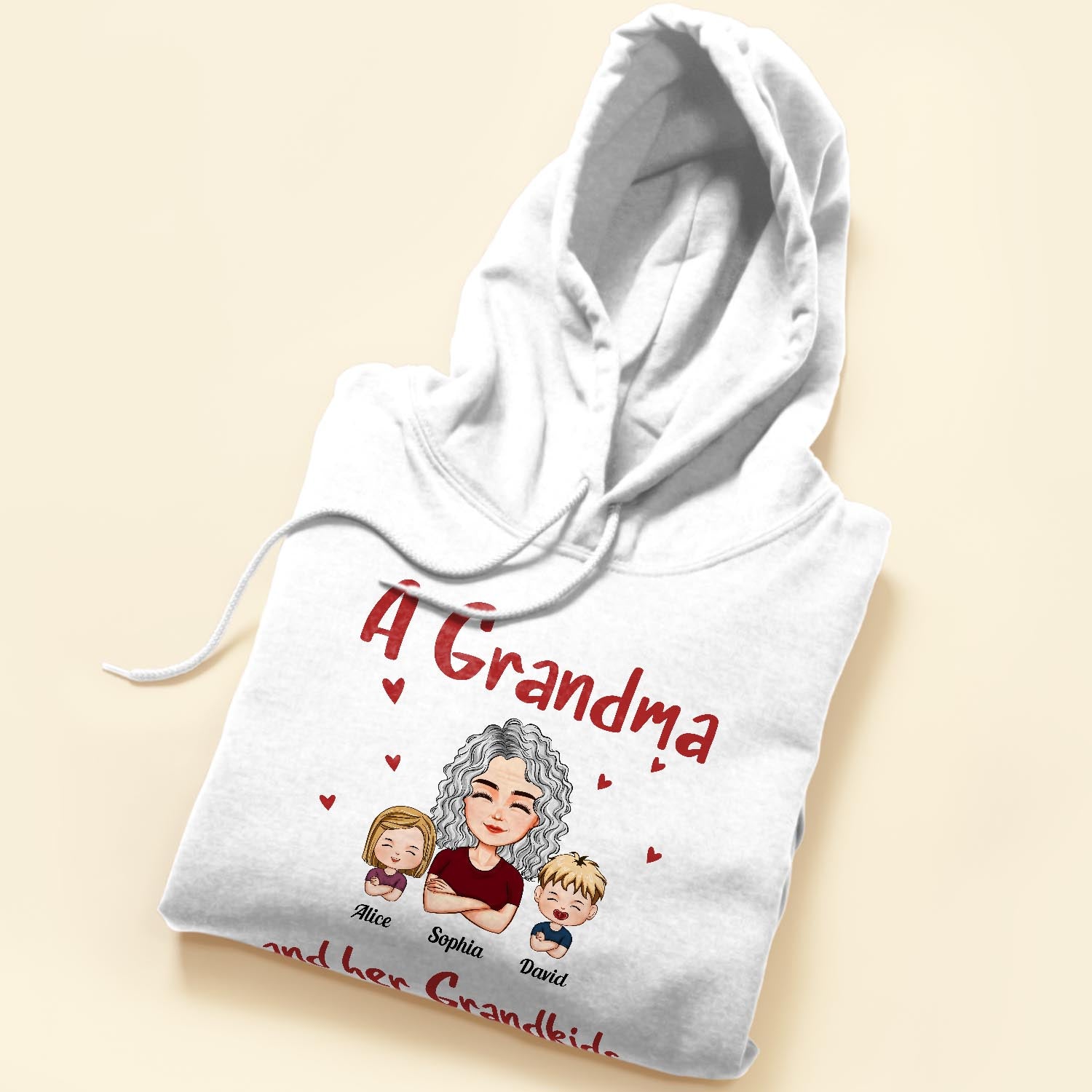 Grandma And Grandkids Beautiful Thing - Personalized Shirt