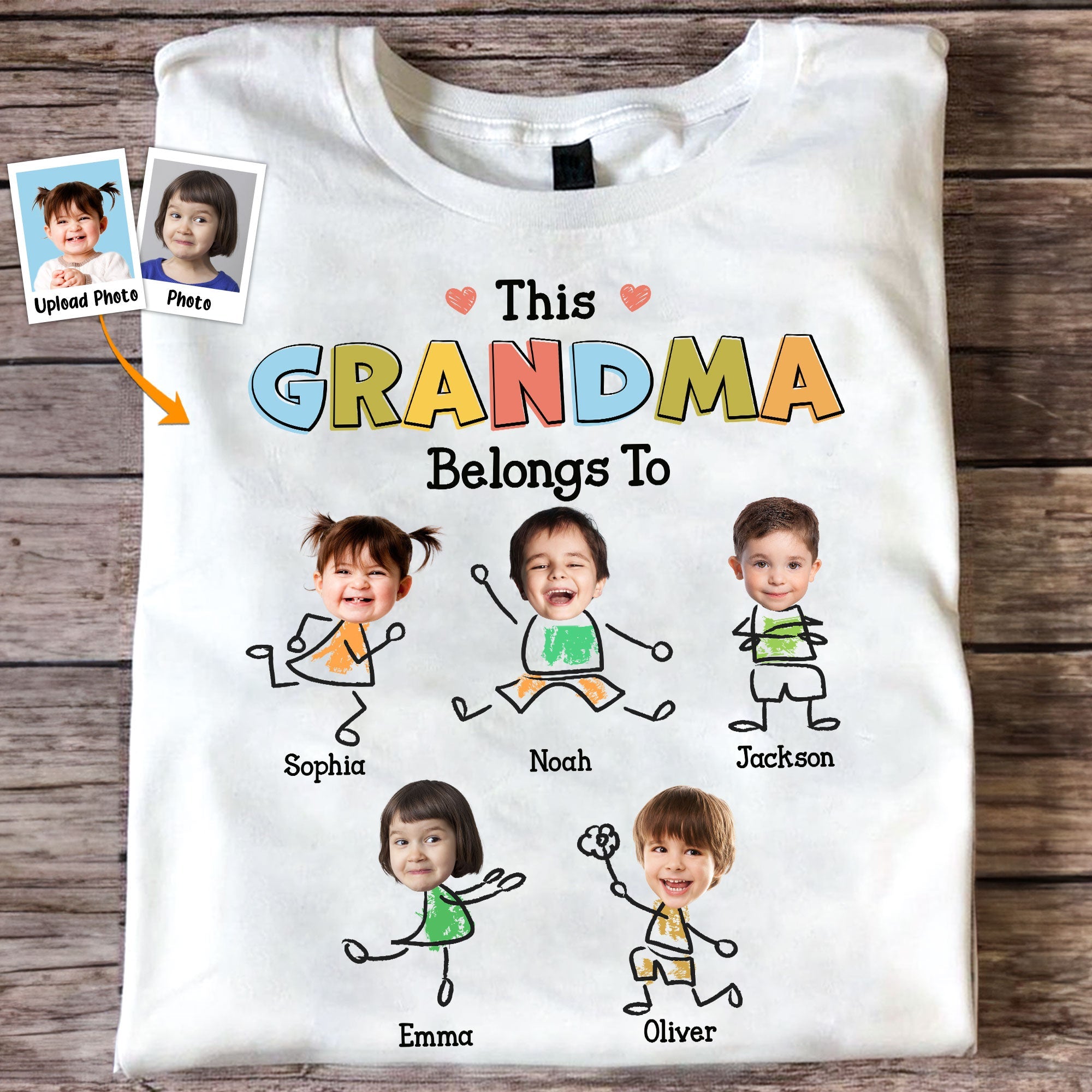 Grandma Drawing - Personalized Shirt