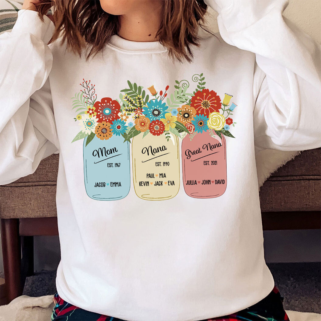 Grandma Est - Personalized Sweatshirt