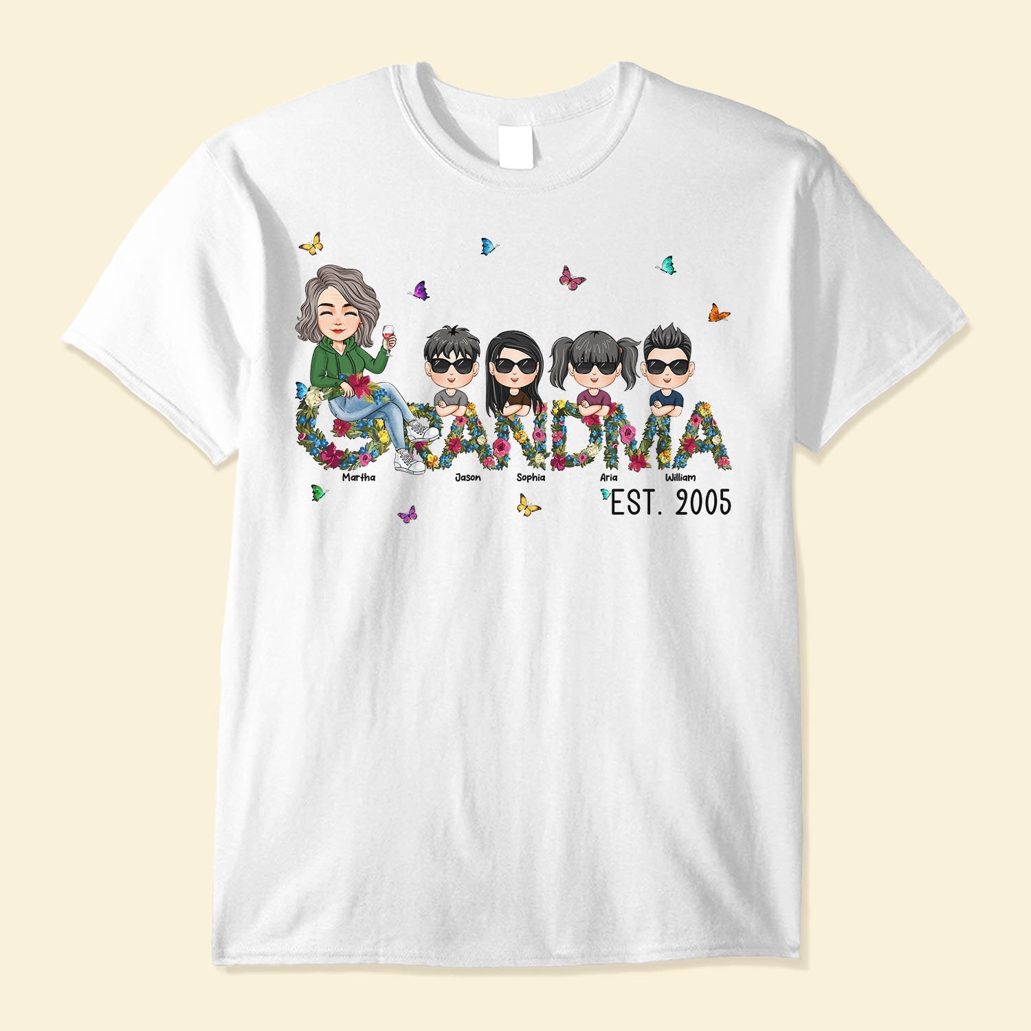 Grandma Since - Personalized Shirt